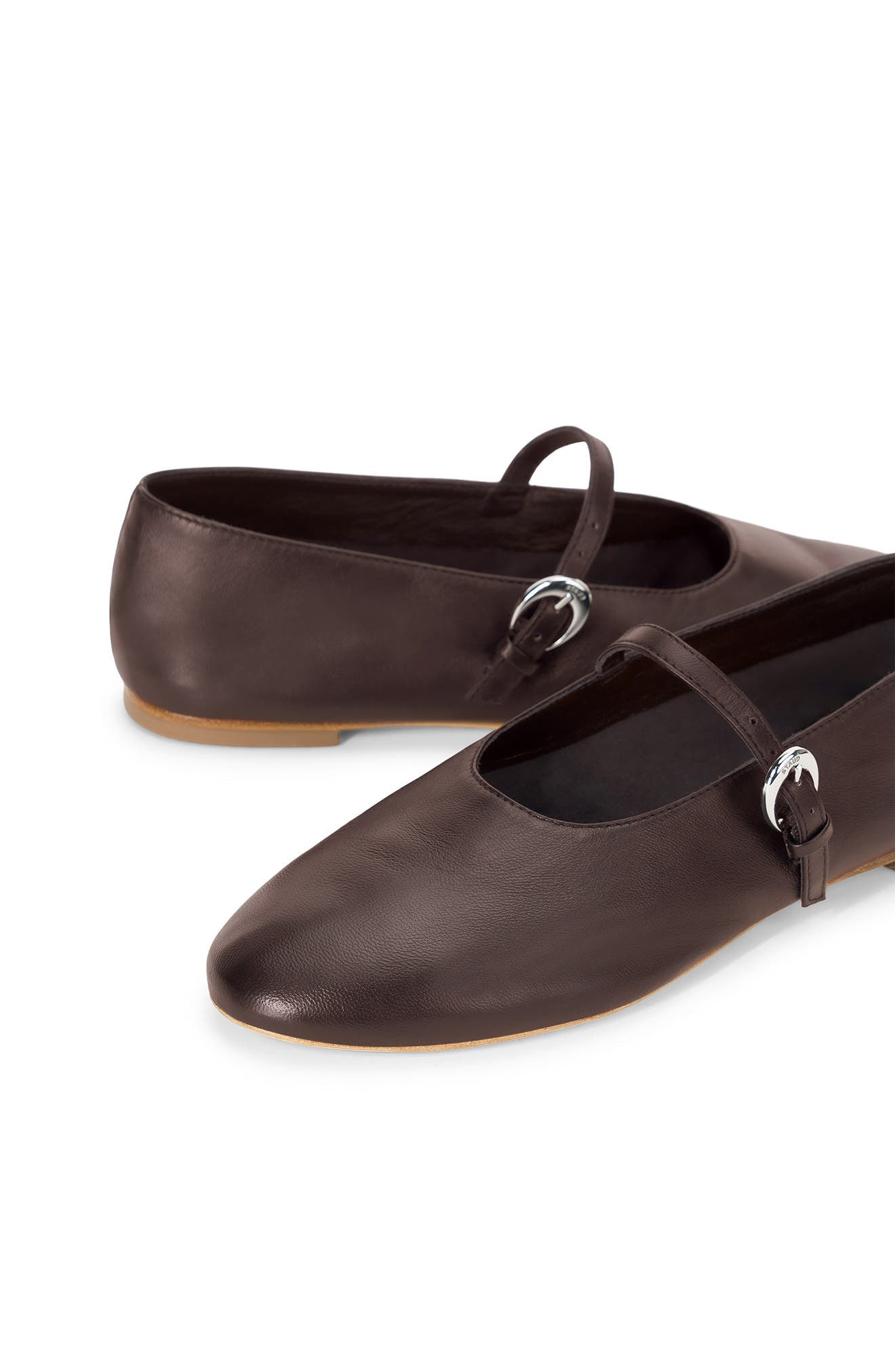 STAUD Alba Mary Jane Flat in Espresso at Nordstrom - 4