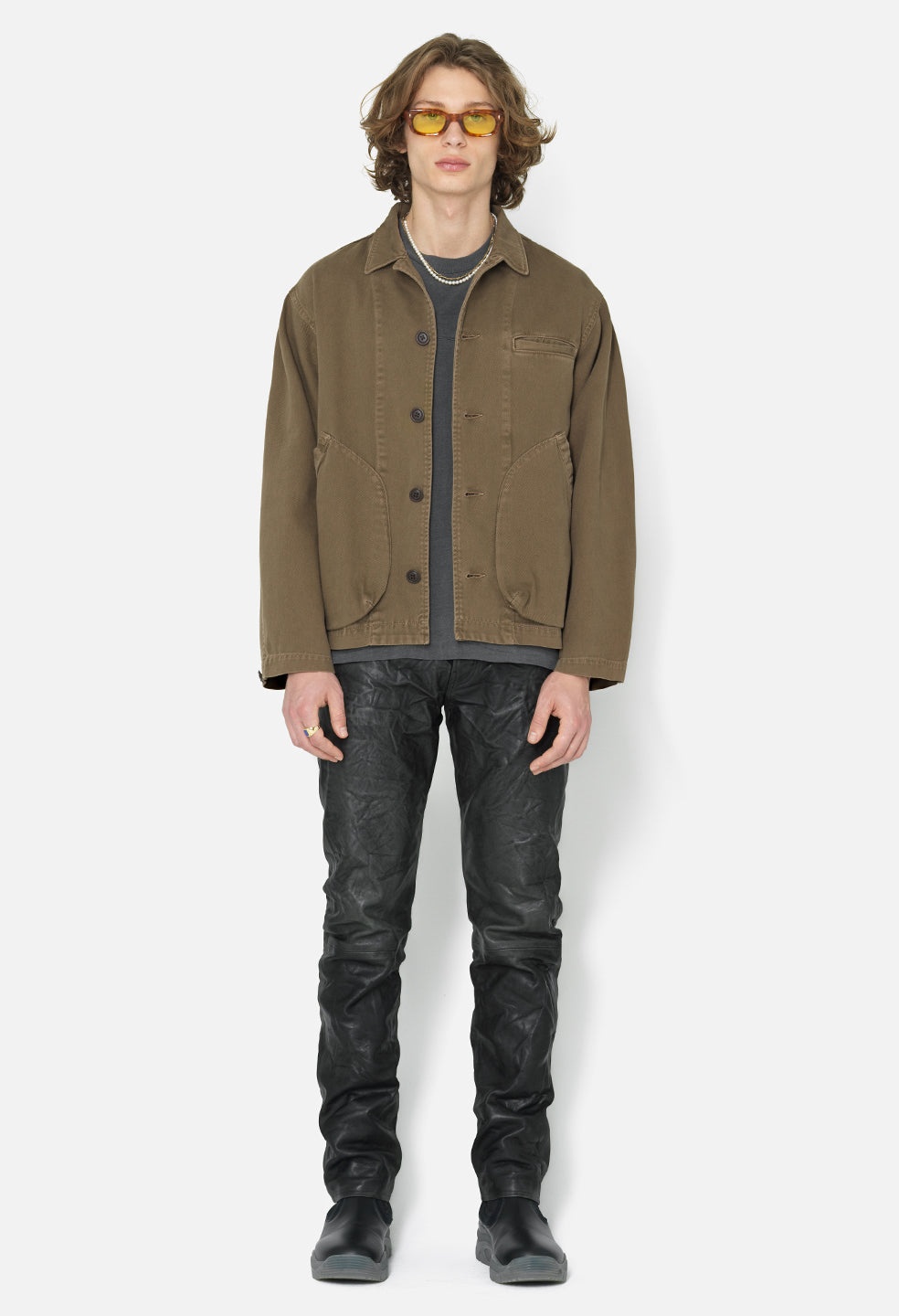 COTTON CHORE JACKET - 4
