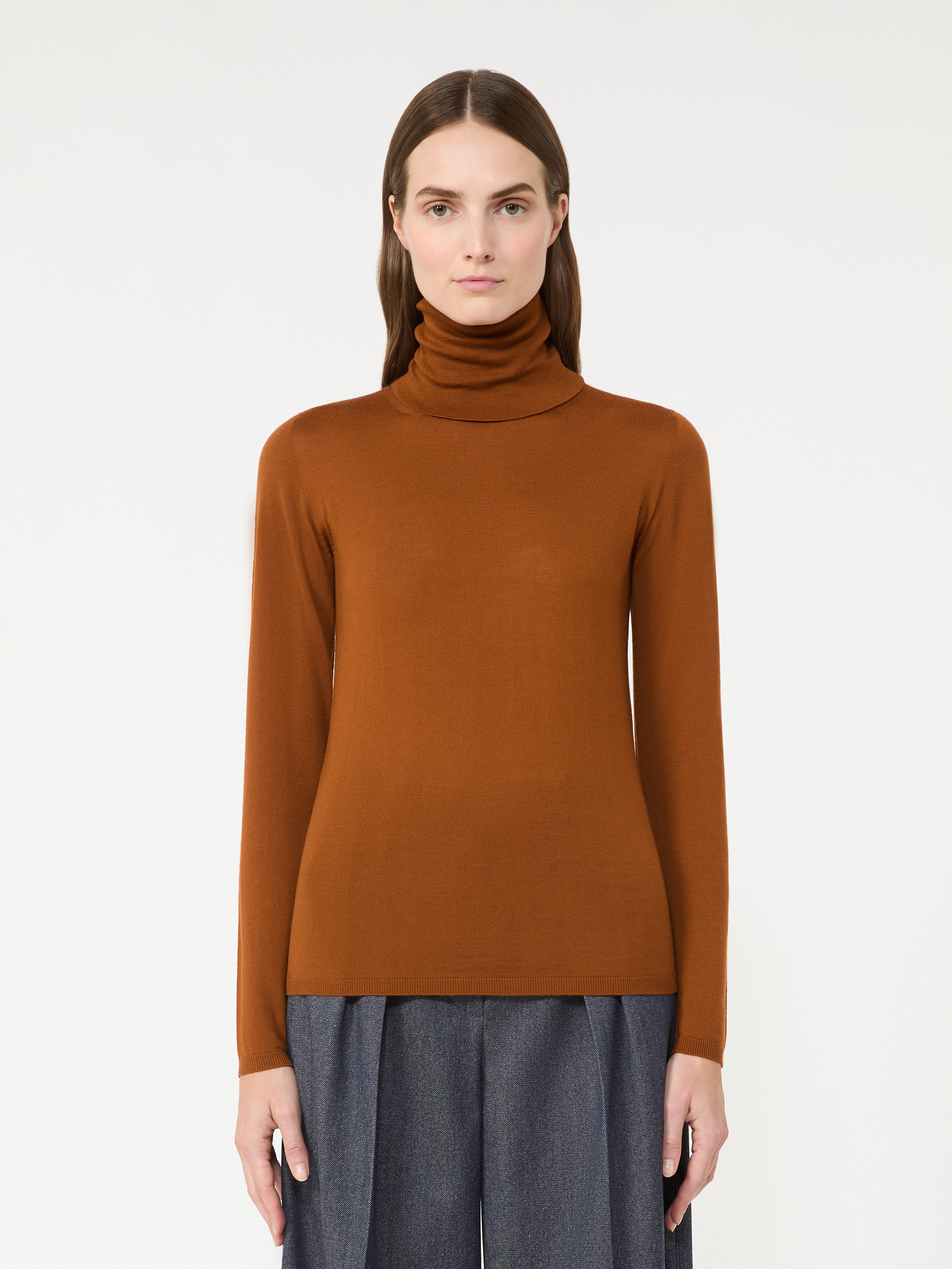 SALUTO Wool knit turtleneck jumper - 3