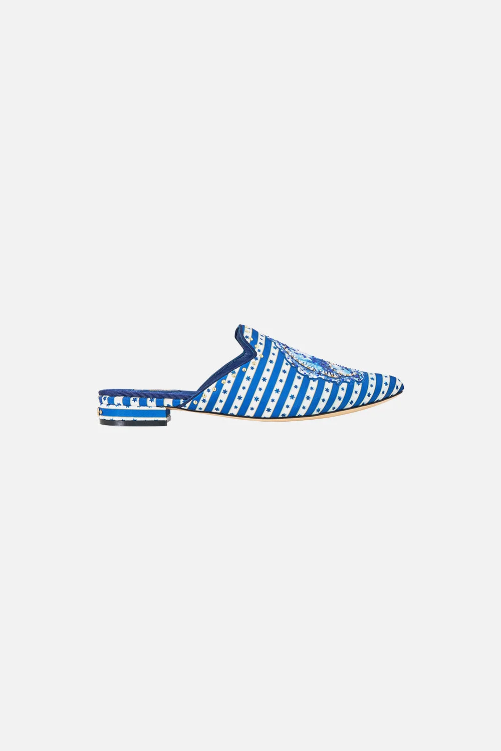 BELLE EMBELLISHED SLIPPER THE PORCELAIN PARLOUR - 1