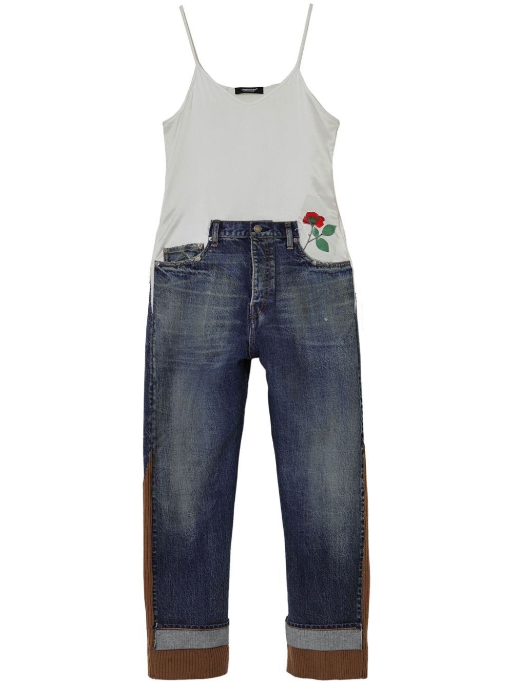 panelled jumpsuit - 1
