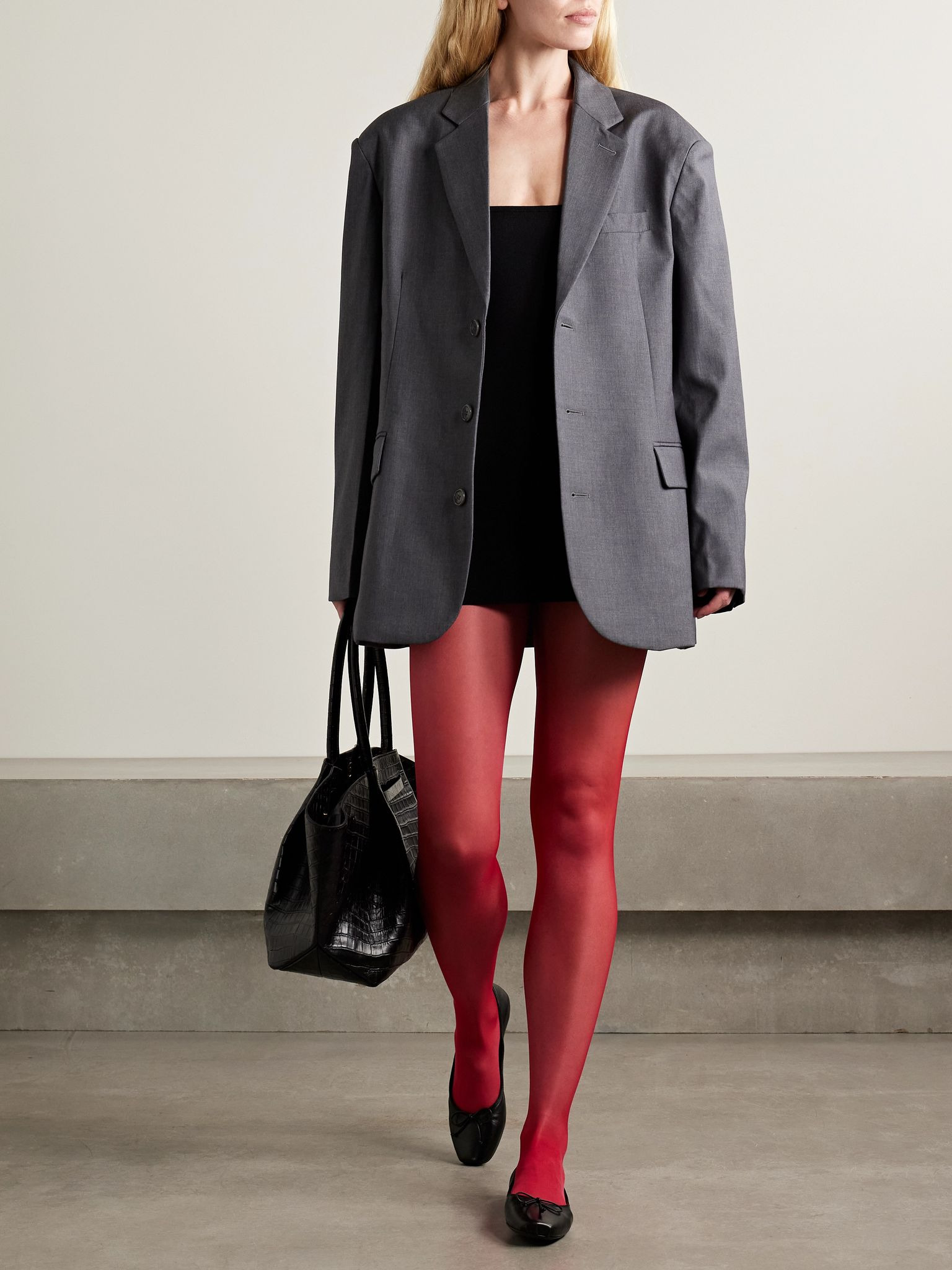Satin Touch 20 denier tights Red - 3