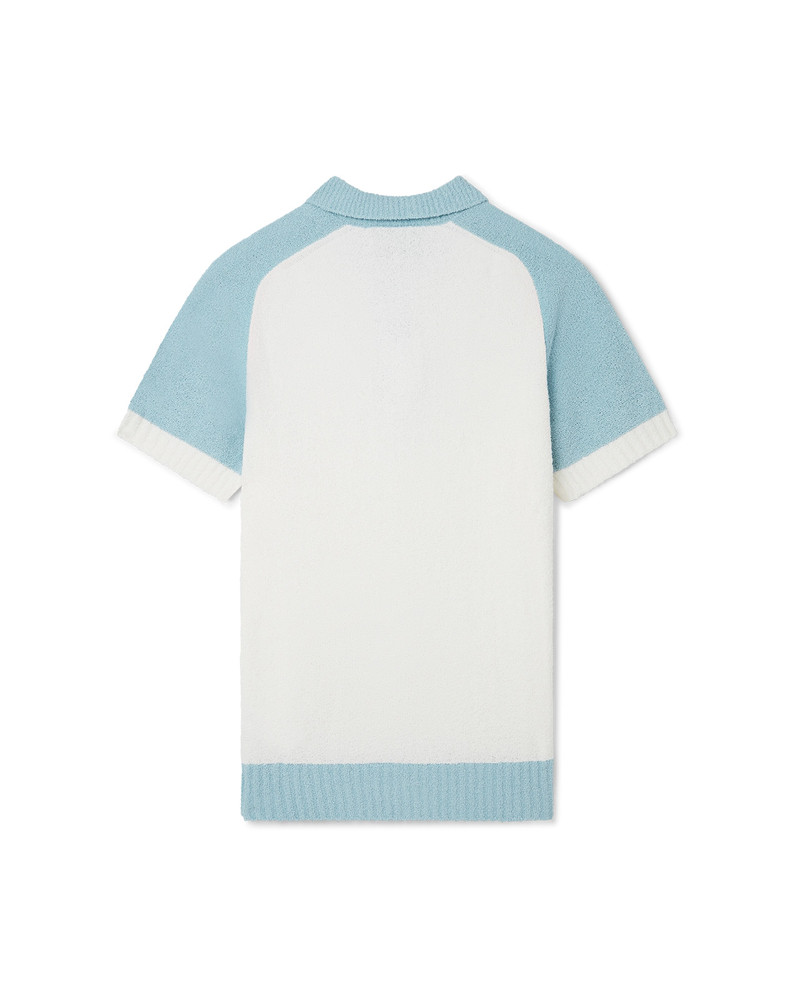CASABLANCA Raglan Boucle Polo Shirt | Casablanca Paris outlook