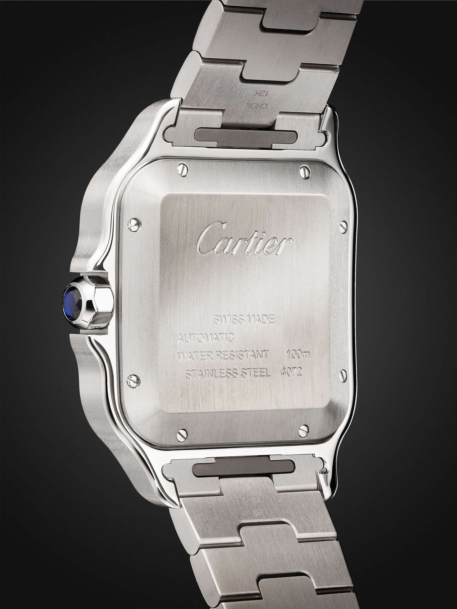 Santos de Cartier Automatic 39.8mm Interchangeable Stainless Steel and Alligator Watch, Ref. No. CRW - 4