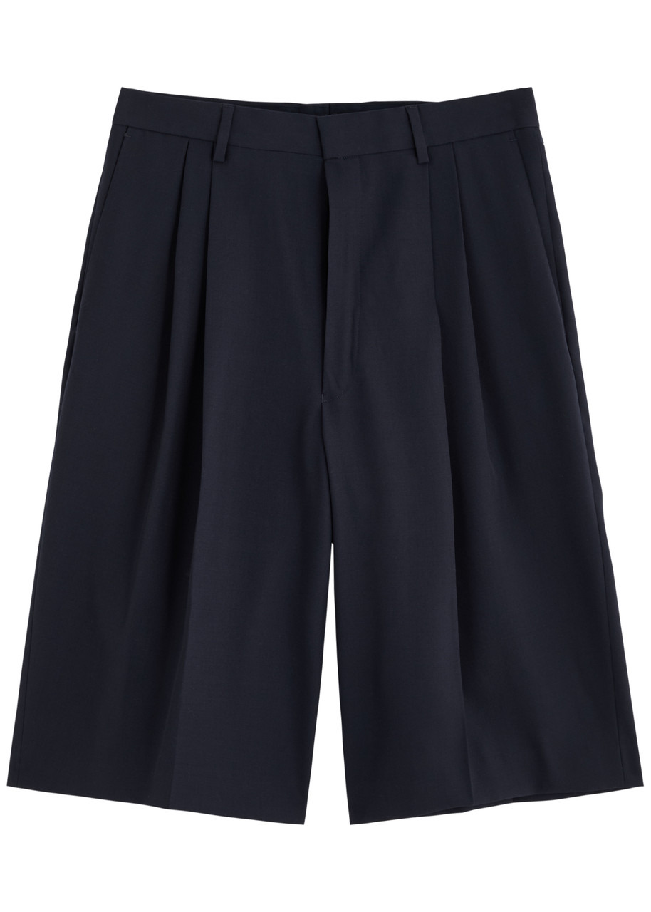 Dries Van Noten Panrom Wool Shorts - 1