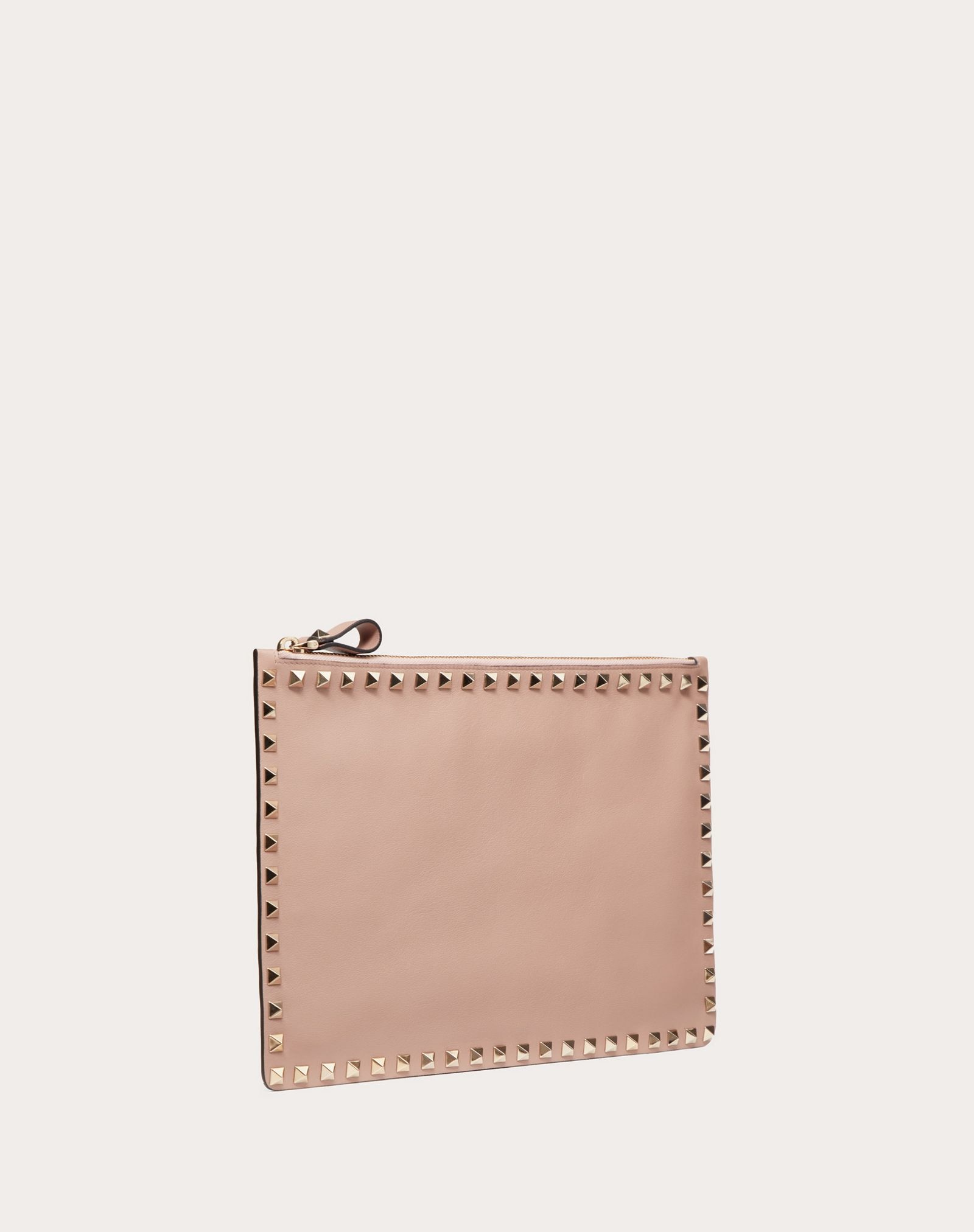 Rockstud Calfskin Pouch - 4