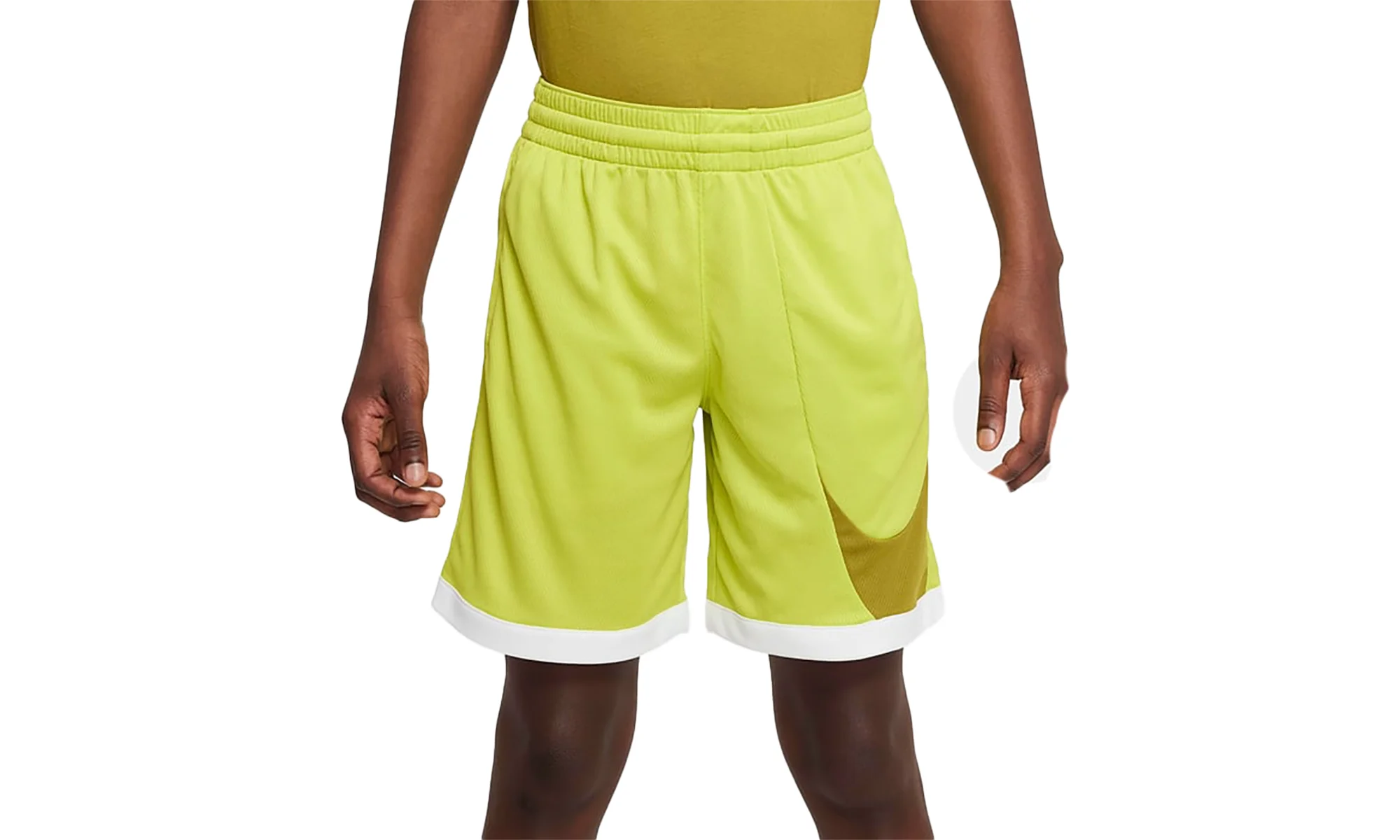 Dri‑Fit Basketball Shorts GS "Bright Cactus White Moss" DM8186 308 - 1