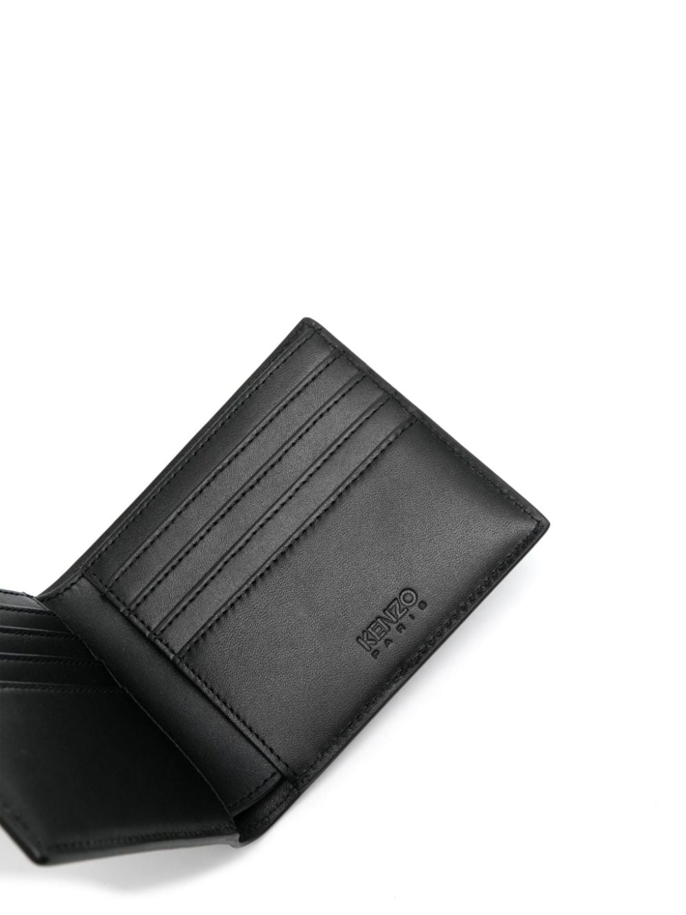 logo-embossed leather wallet - 3