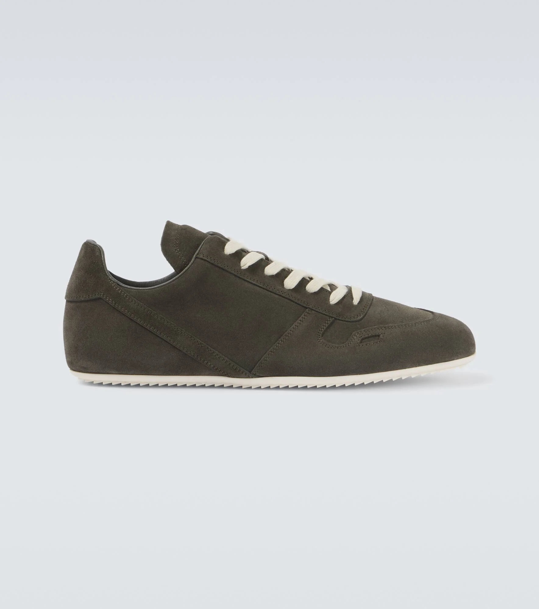 Minimal suede sneakers - 1