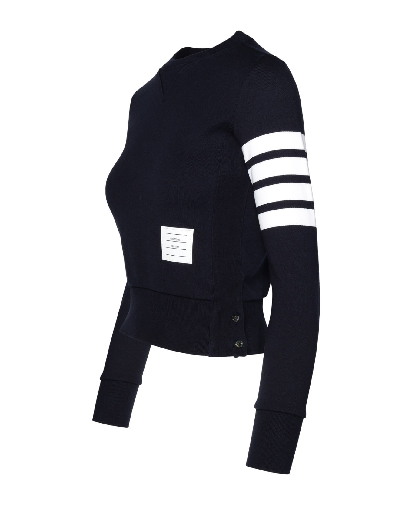 Navy Cotton Sweatshirt - 2