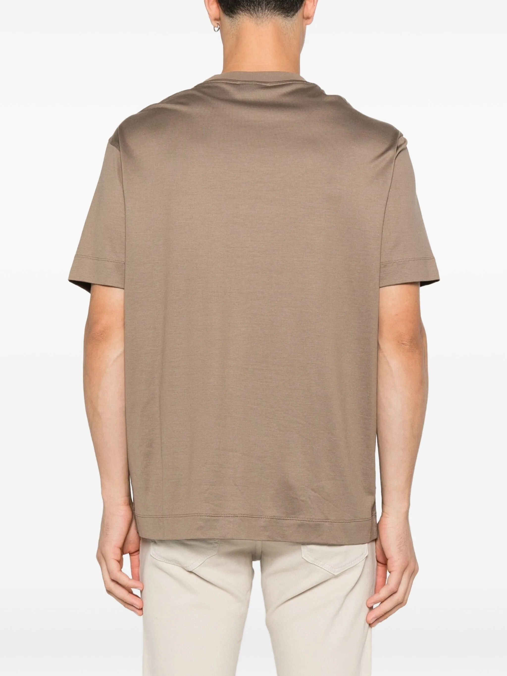 Emporio Armani Logo-embroidered T-shirt - 3