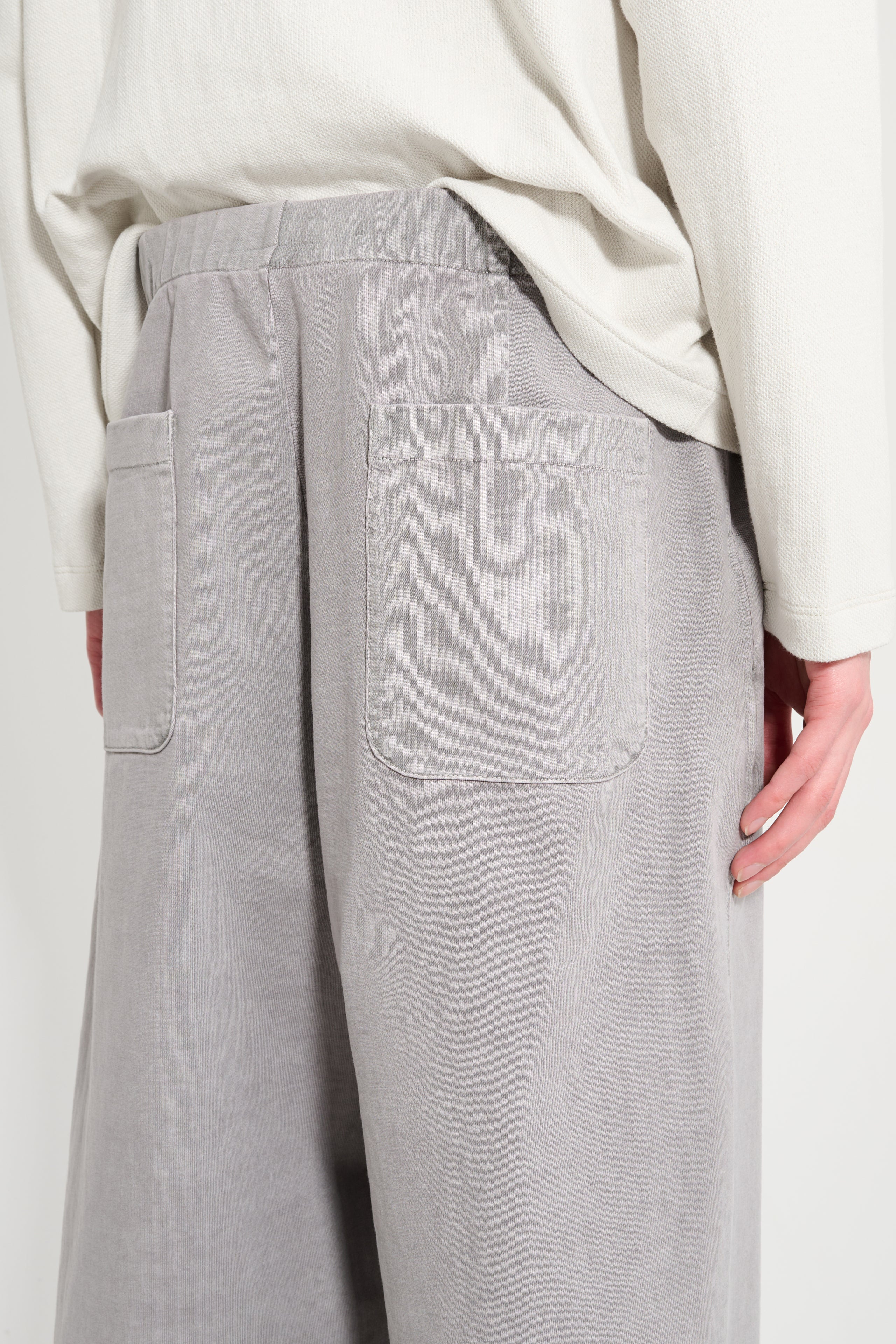 LADY WHITE CO. JERSEY LOUNGE PANT PIGMENT CHALK - 4