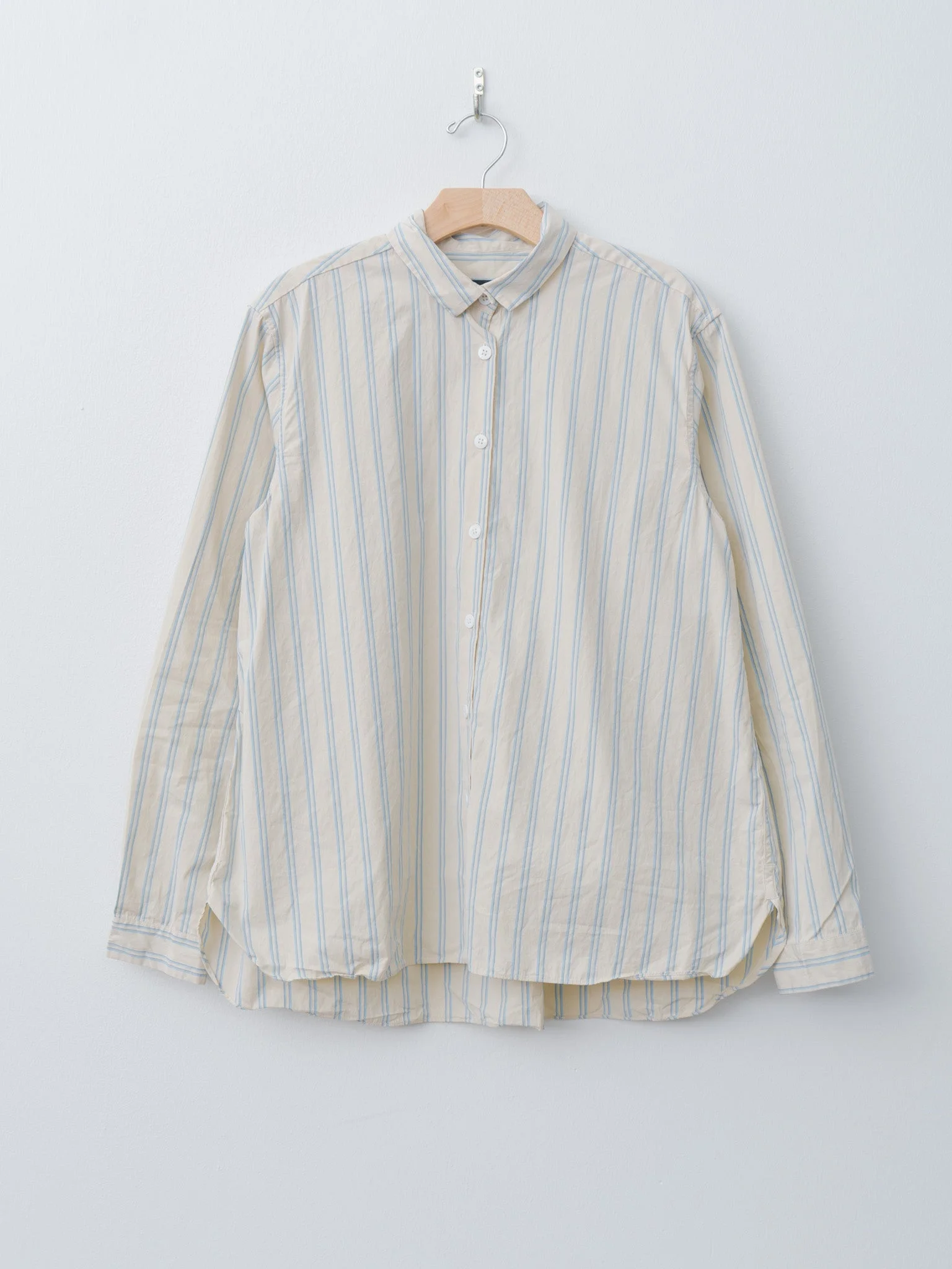 Loose Tyrol Shirt - Cream Stripe - 1