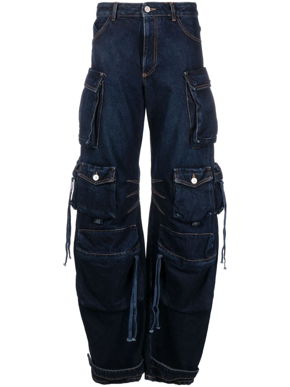 Fern wide-leg cargo jeans - 1