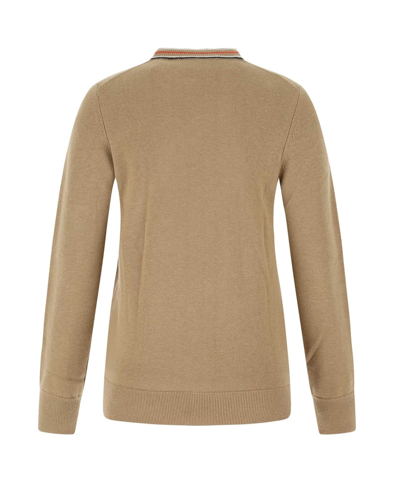 Beige Cashmere Sweater - 2