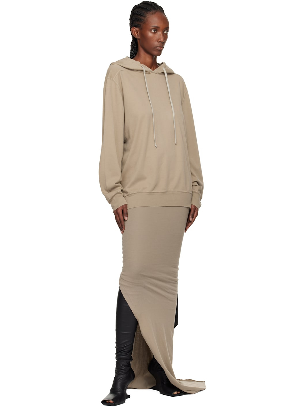 Taupe Concordians Oversized Hoodie - 4