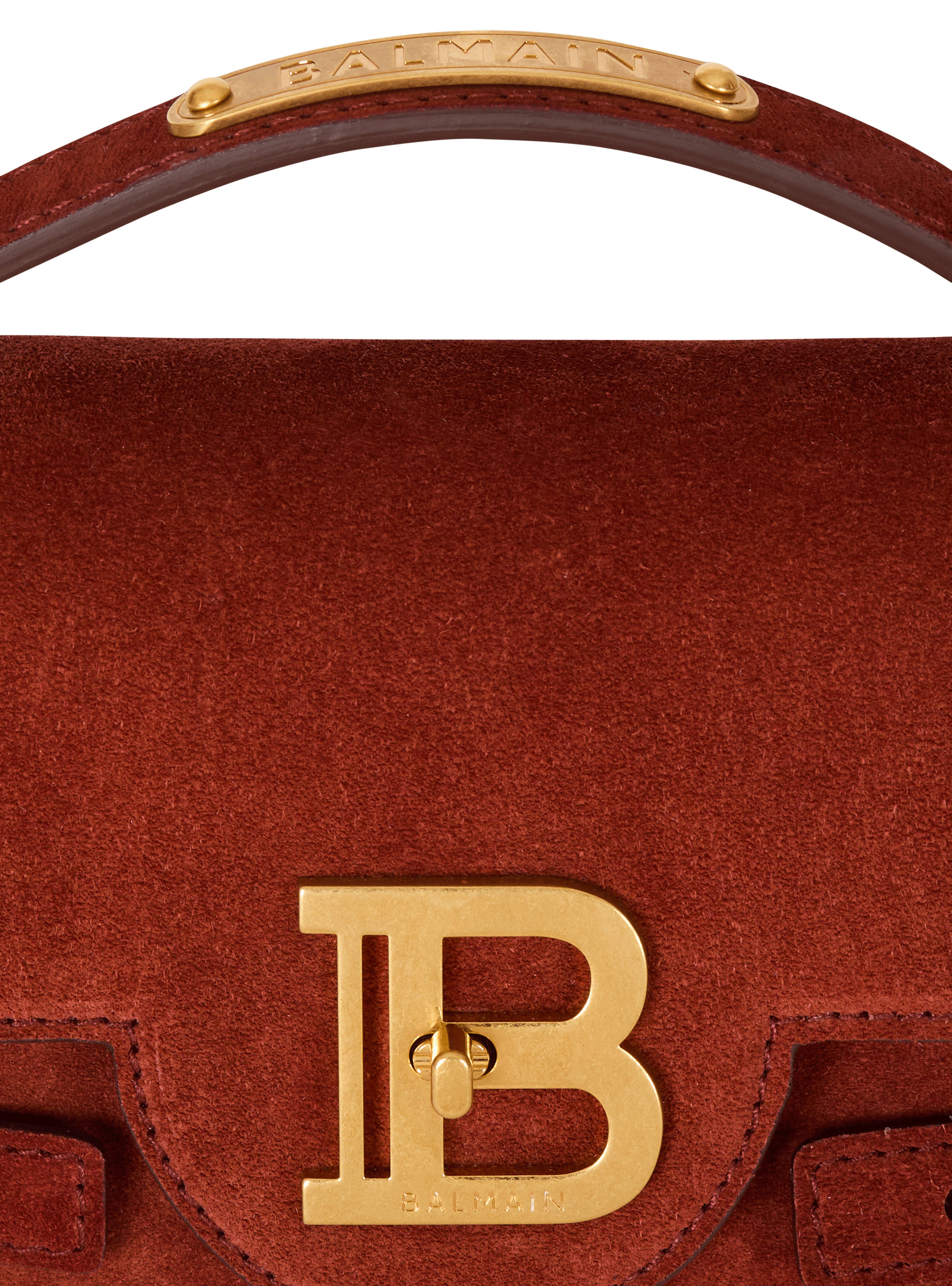 B-Buzz Shoulder 24 bag in suede - 7