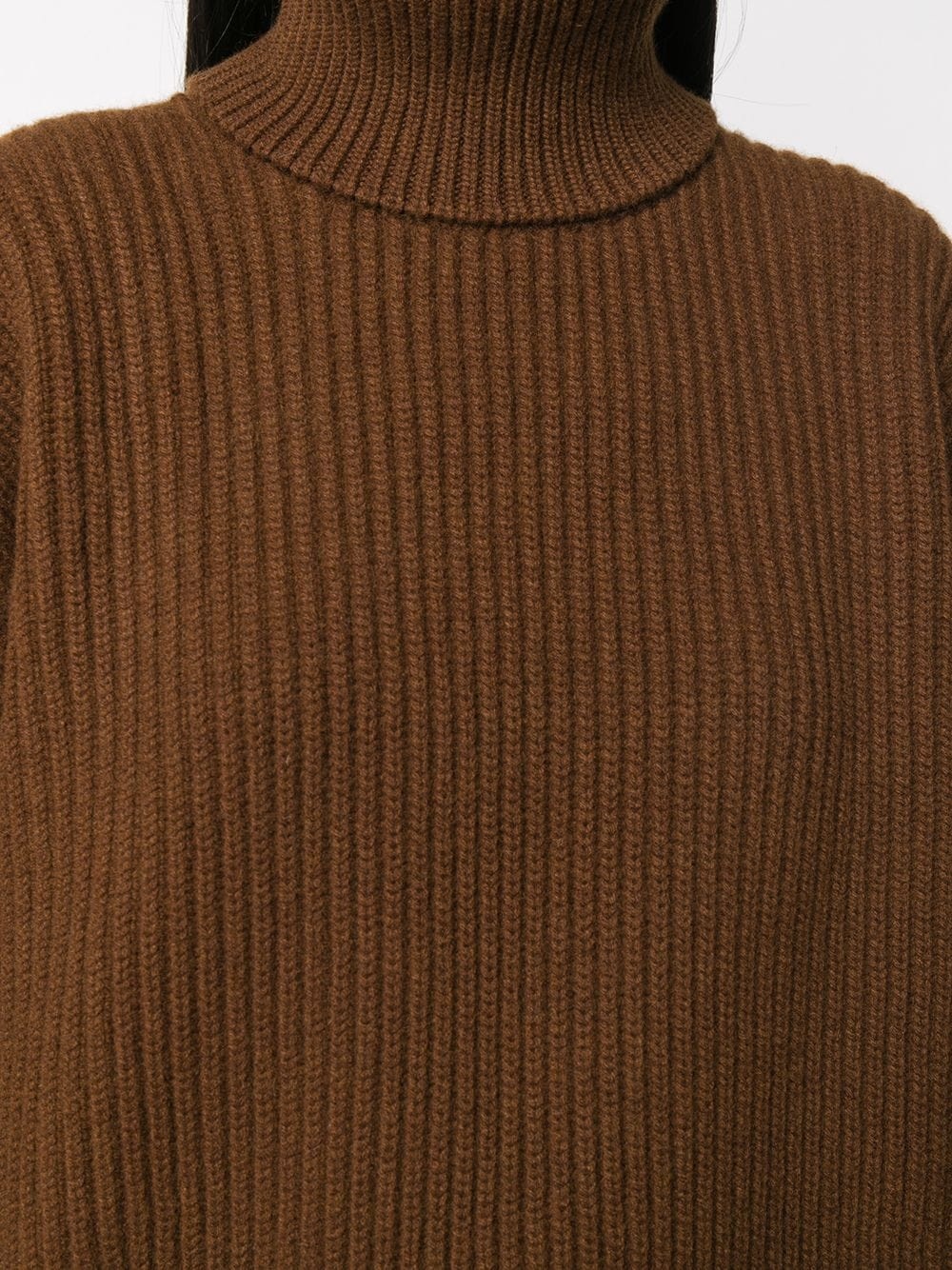 chunky roll neck sweater - 5