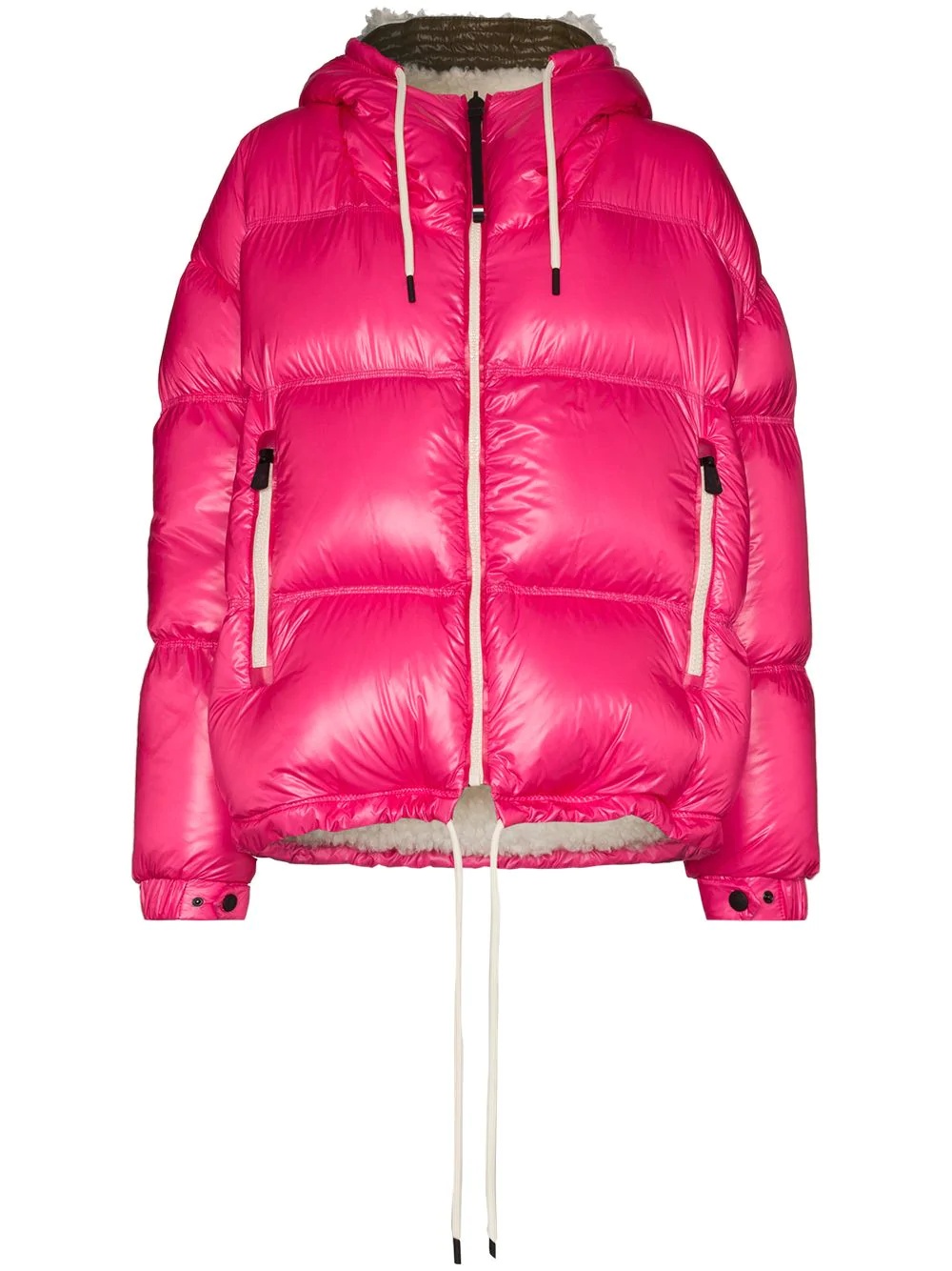 hooded puffer jacket - 1