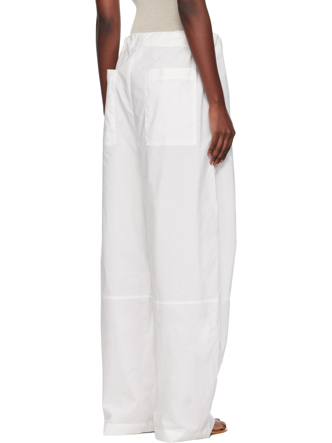 White Elemental Uma Trousers - 3