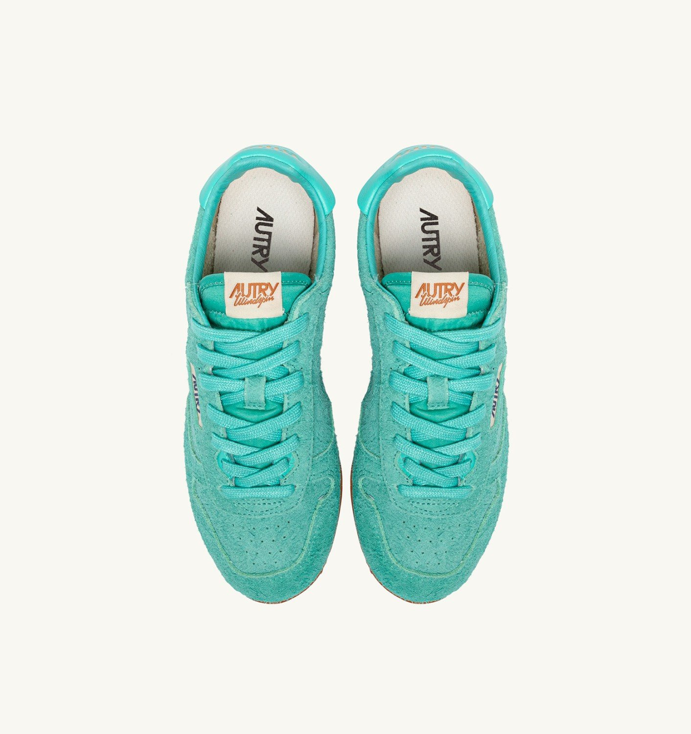 SNEAKERS WINDSPIN IN TURQUOISE SUEDE - 5