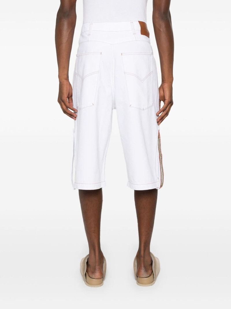 crystal-embellished denim shorts 4