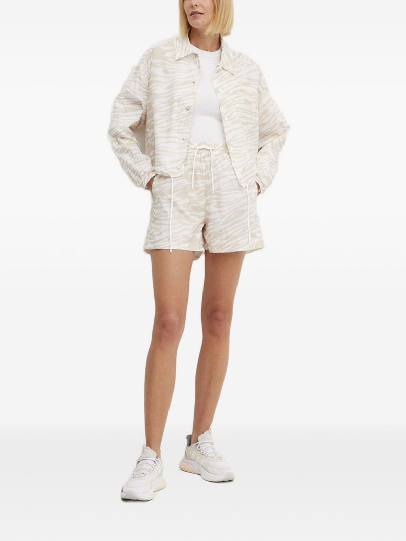 GUESS USA zebra-pattern shirt jacket outlook