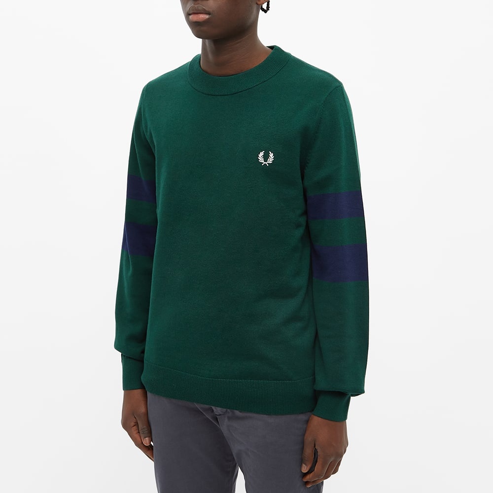 Fred Perry Authentic Tipped Sleeve Crew Knit - 4