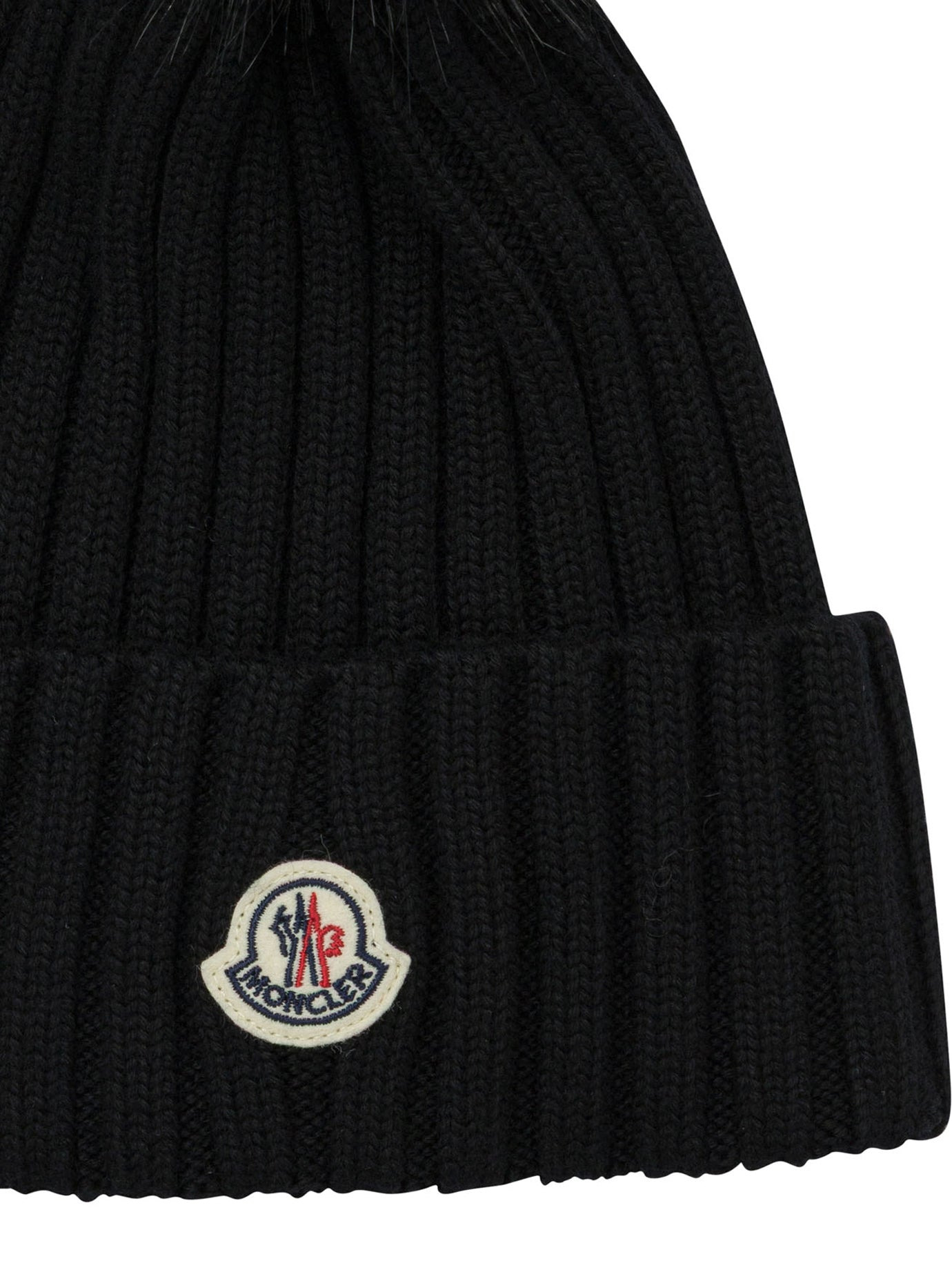Moncler Wool Beanie With Pompom - 3