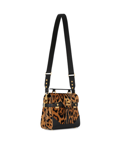 Balmain B-Buzz 23 bag in leopard-effect leather outlook