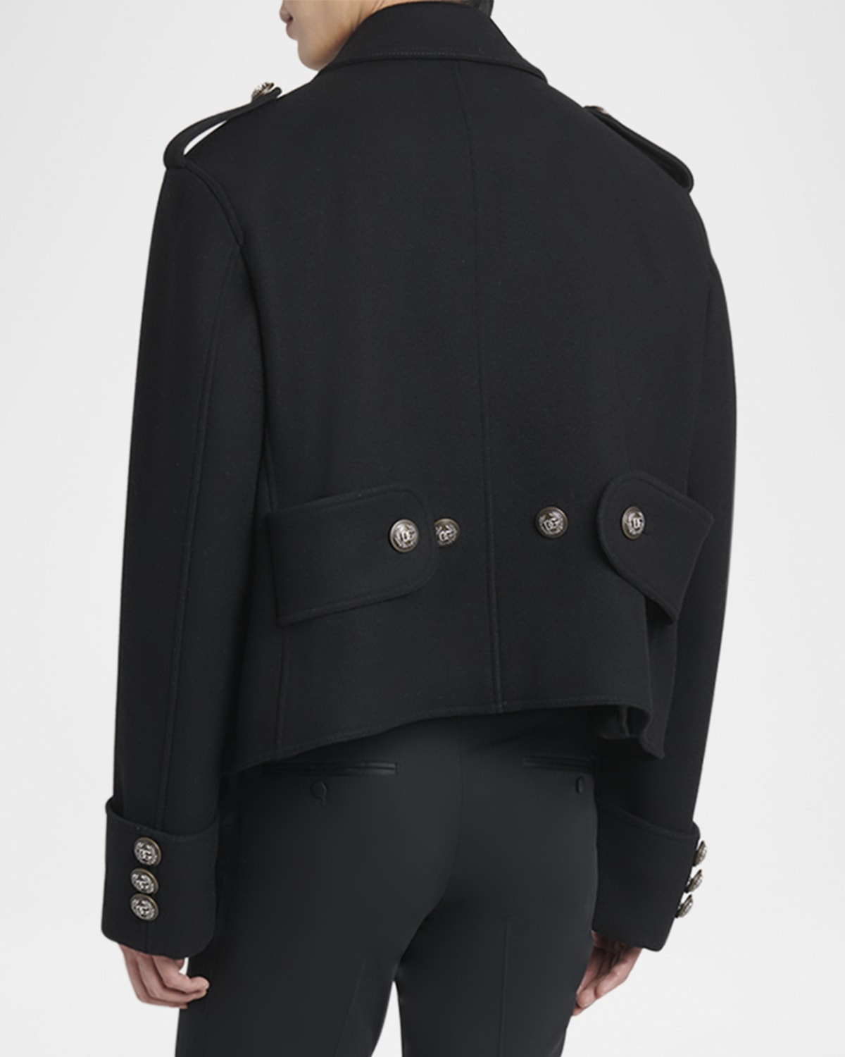 Dolce & Gabbana Men's Cropped Double-Breasted Jacket