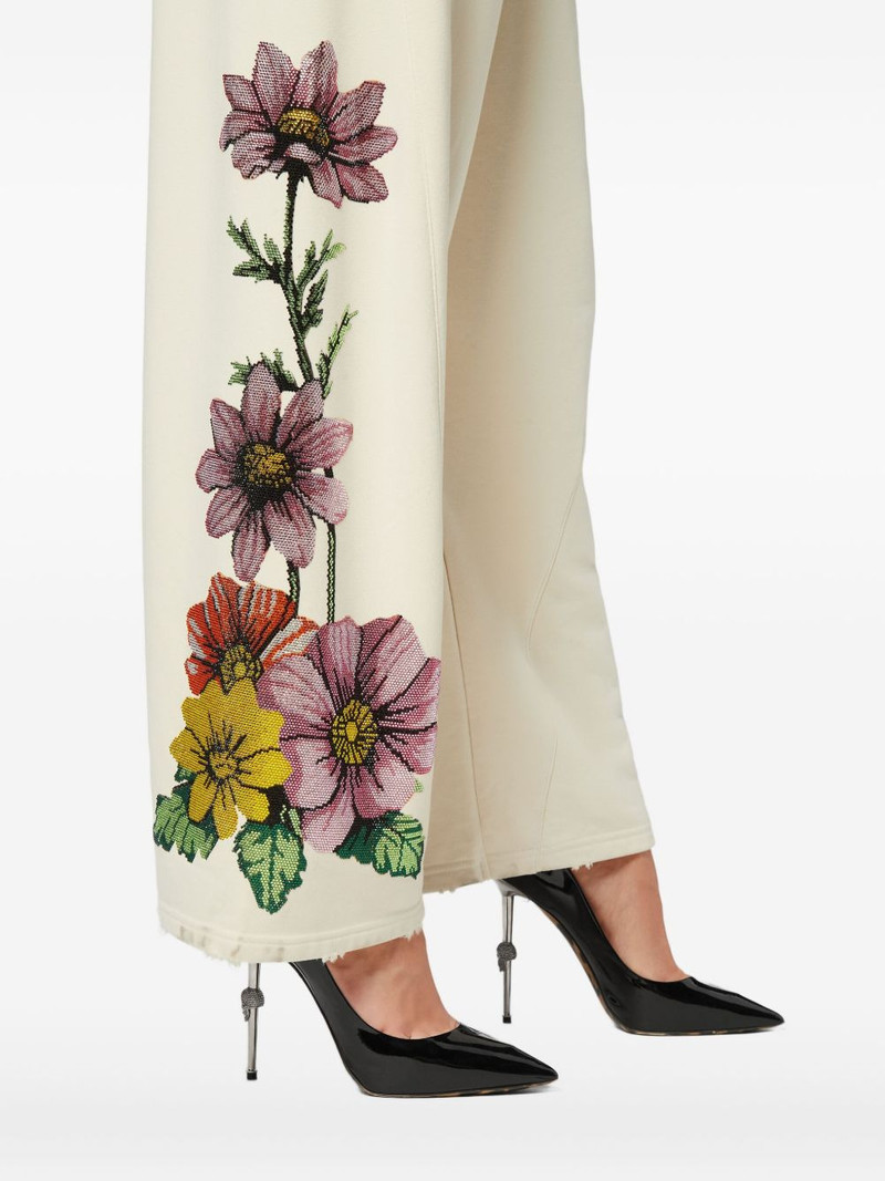 floral embroidered trousers 4