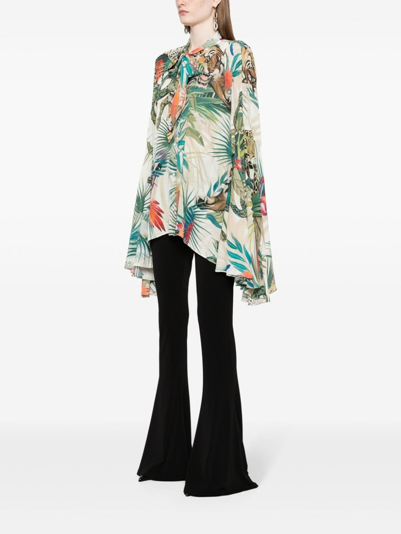 jungle print viscose blouse 3