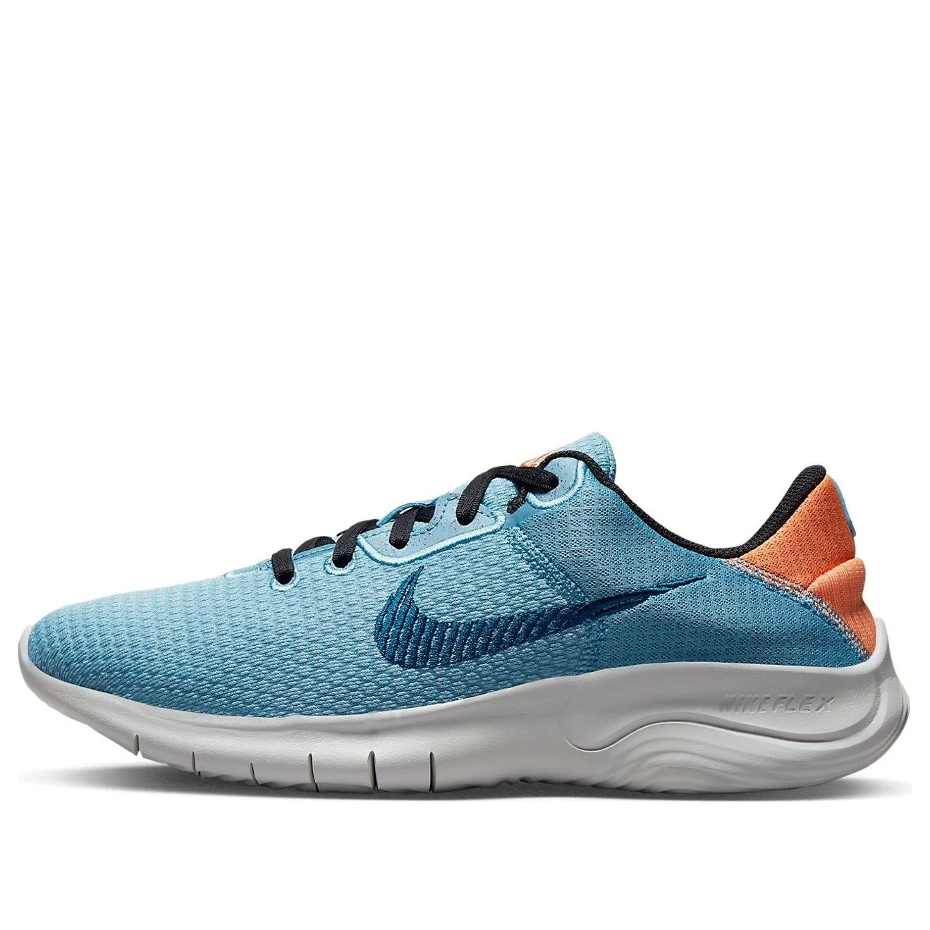 (WMNS) Nike Flex Experience Run 11 Next Nature 'Grey Blue Orange' DD9283-401 - 1