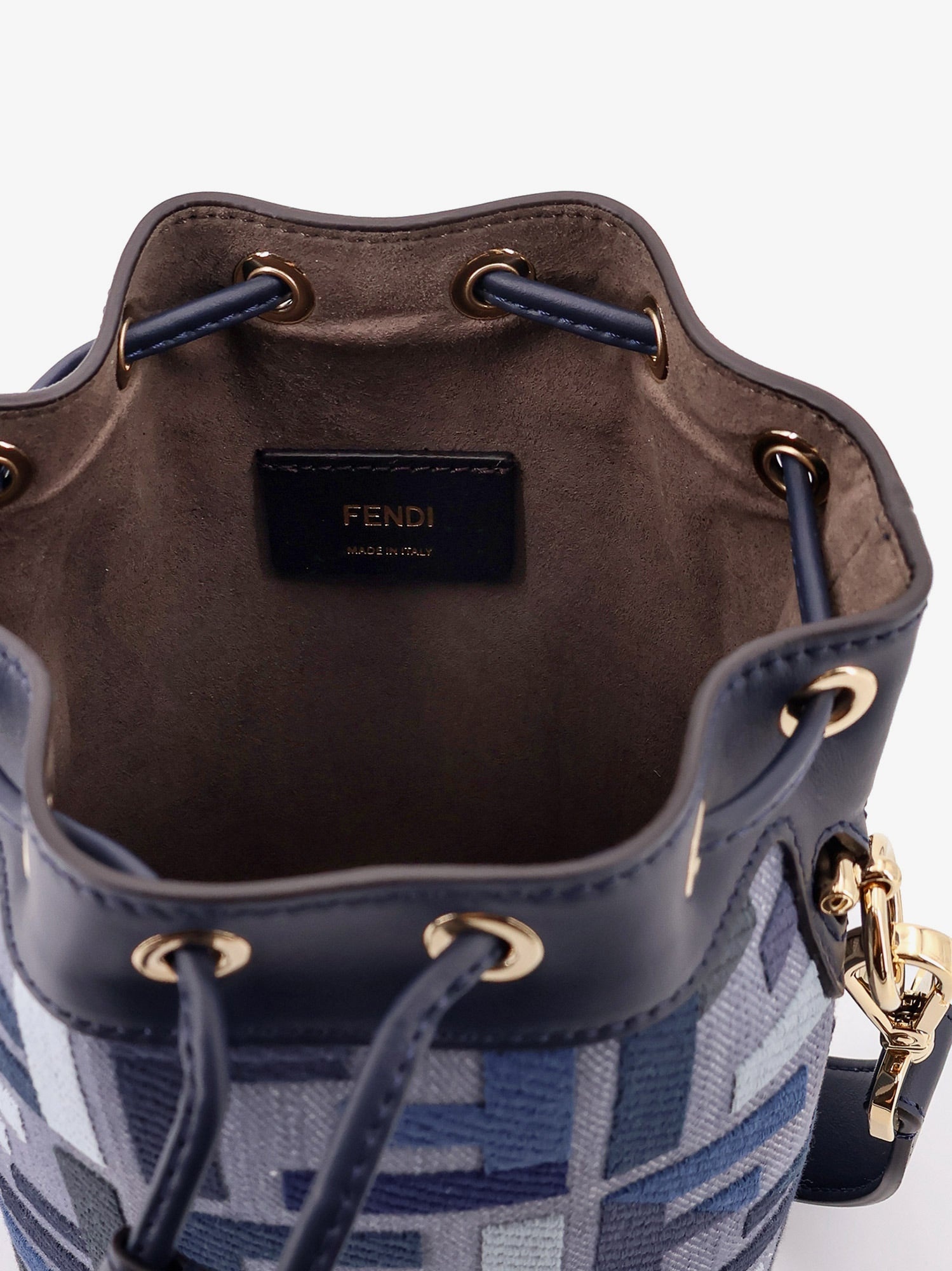 Fendi Mon Tresor Jacquard Ff Fabric Crossbody Bag - 2