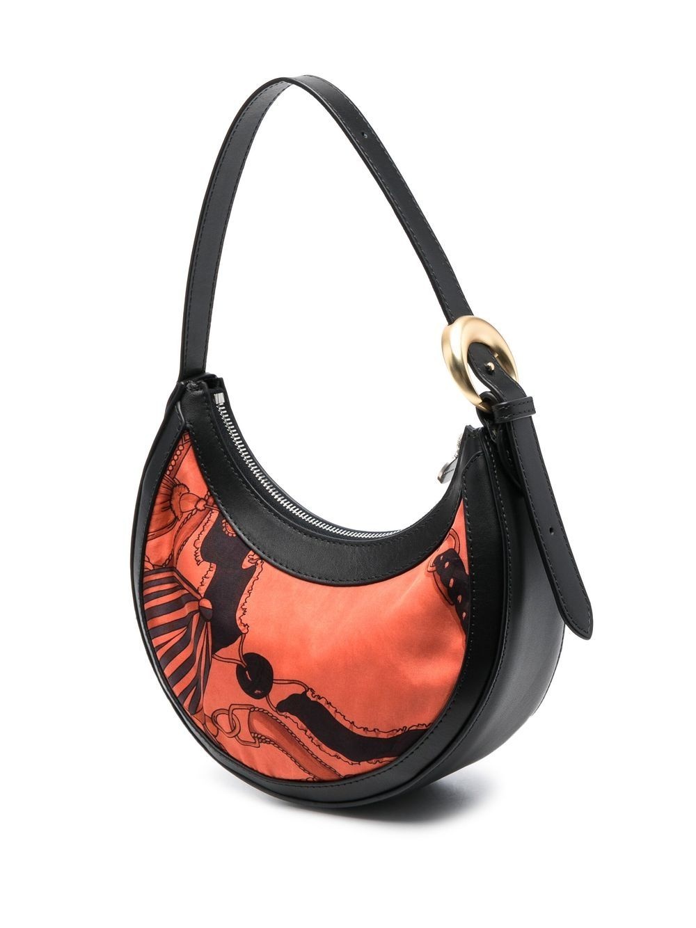 Marine Serre graphic-print eclipse shoulder bag | REVERSIBLE