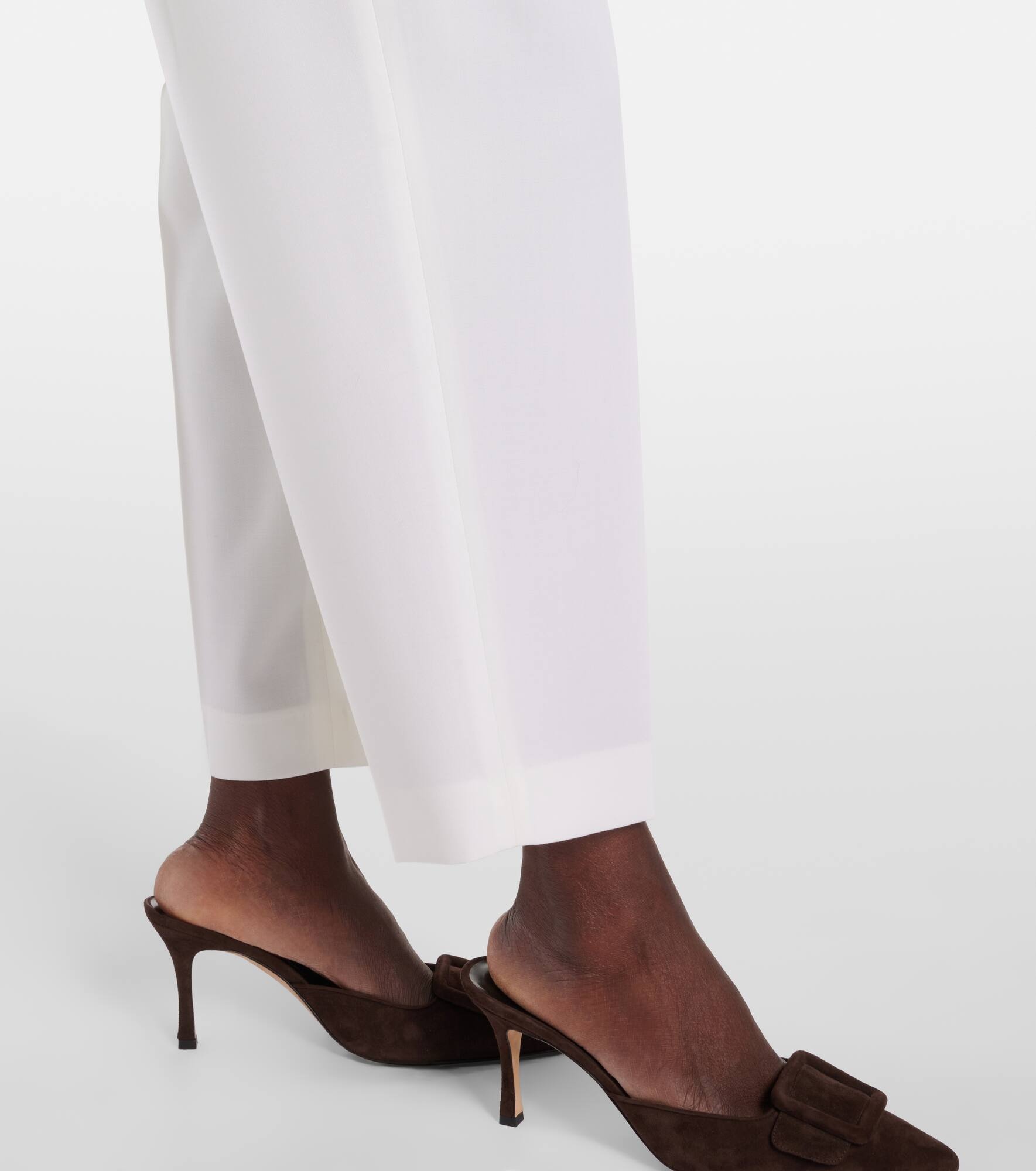 Emmett high-rise wool tapered pants - 5