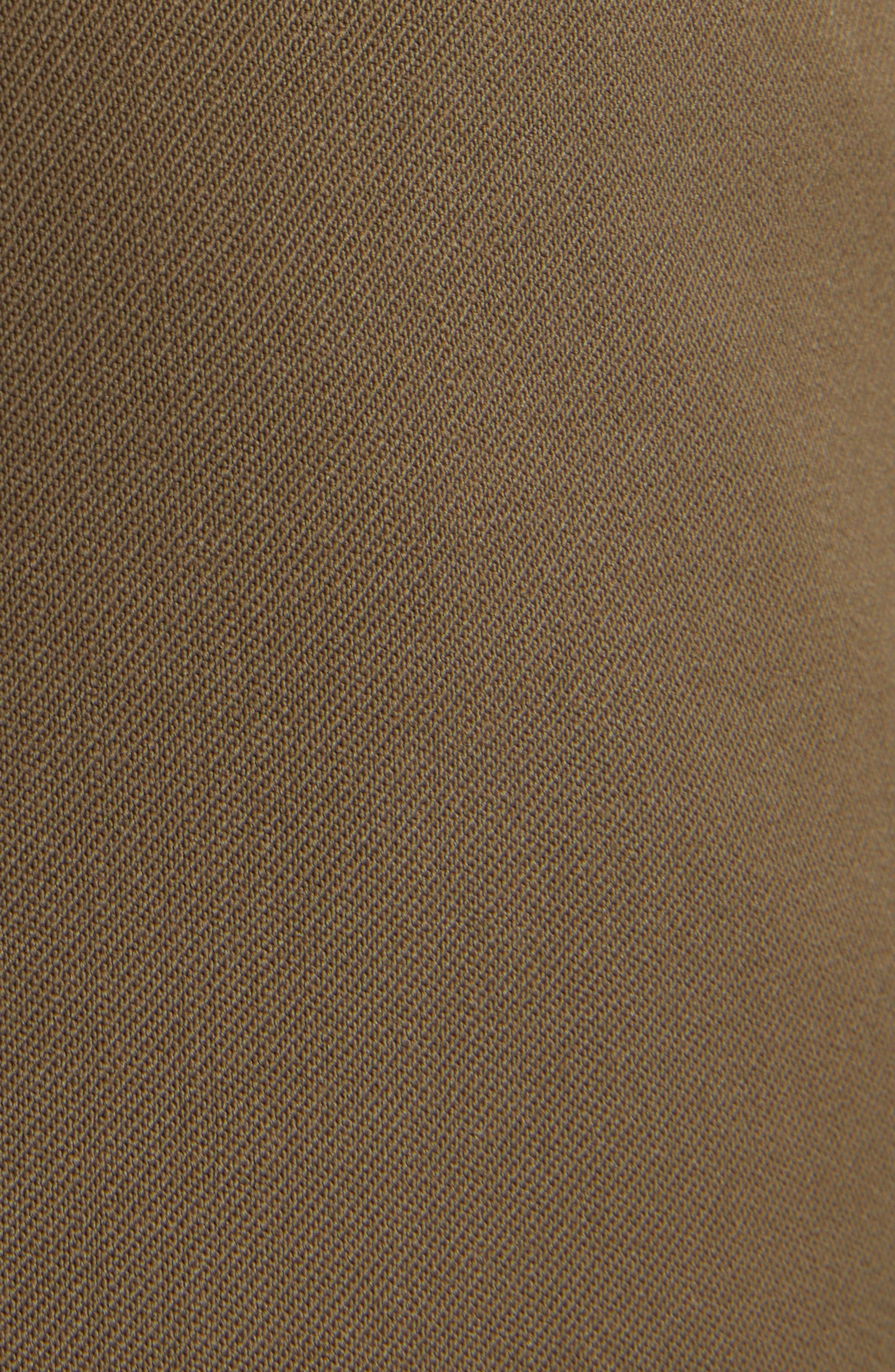 Buckle Waist Wool Stretch Twill Pants - 7