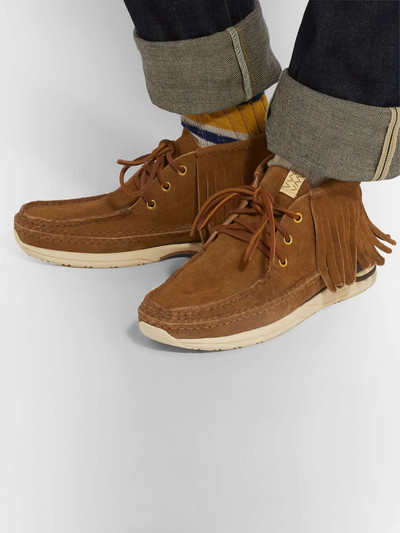 visvim Voyageur Moc Shaman-Folk Fringed Suede Boots outlook