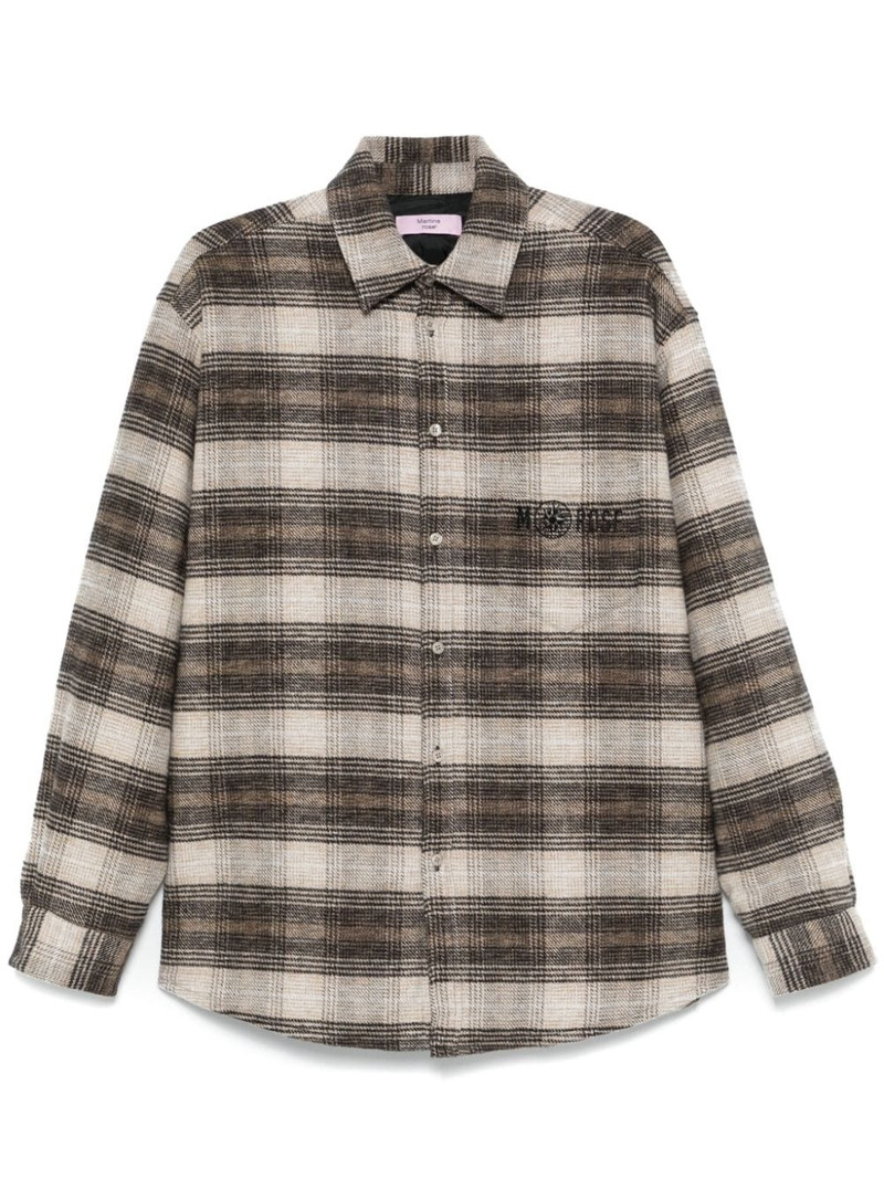check-pattern overshirt 1
