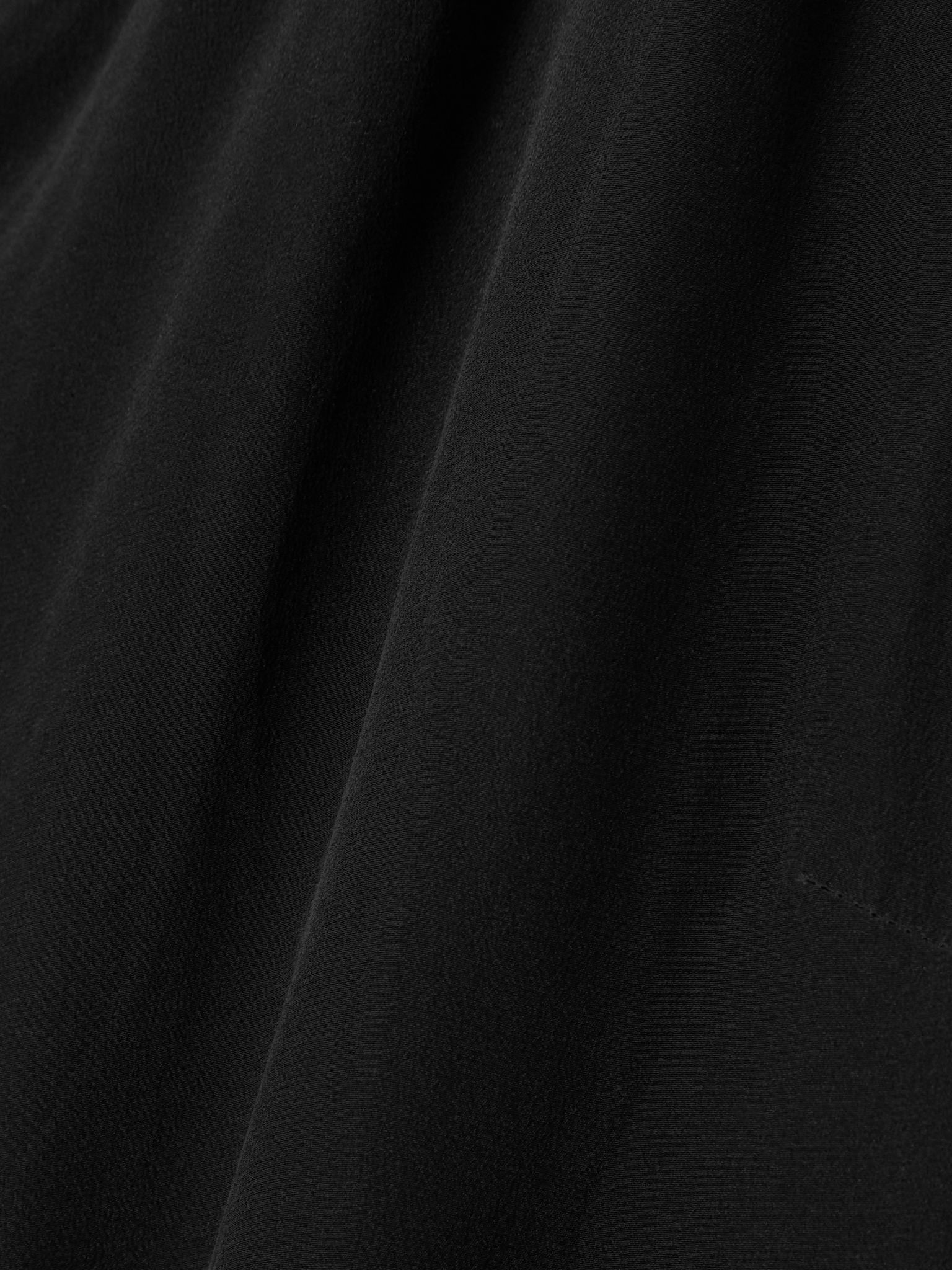 Rosie tie-detailed silk-chiffon blouse Black - 4