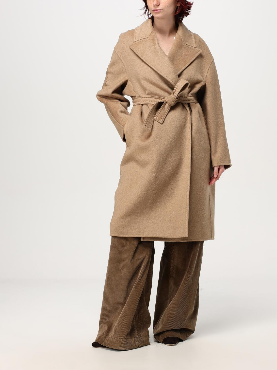 Max Mara Coat Woman Camel - 2