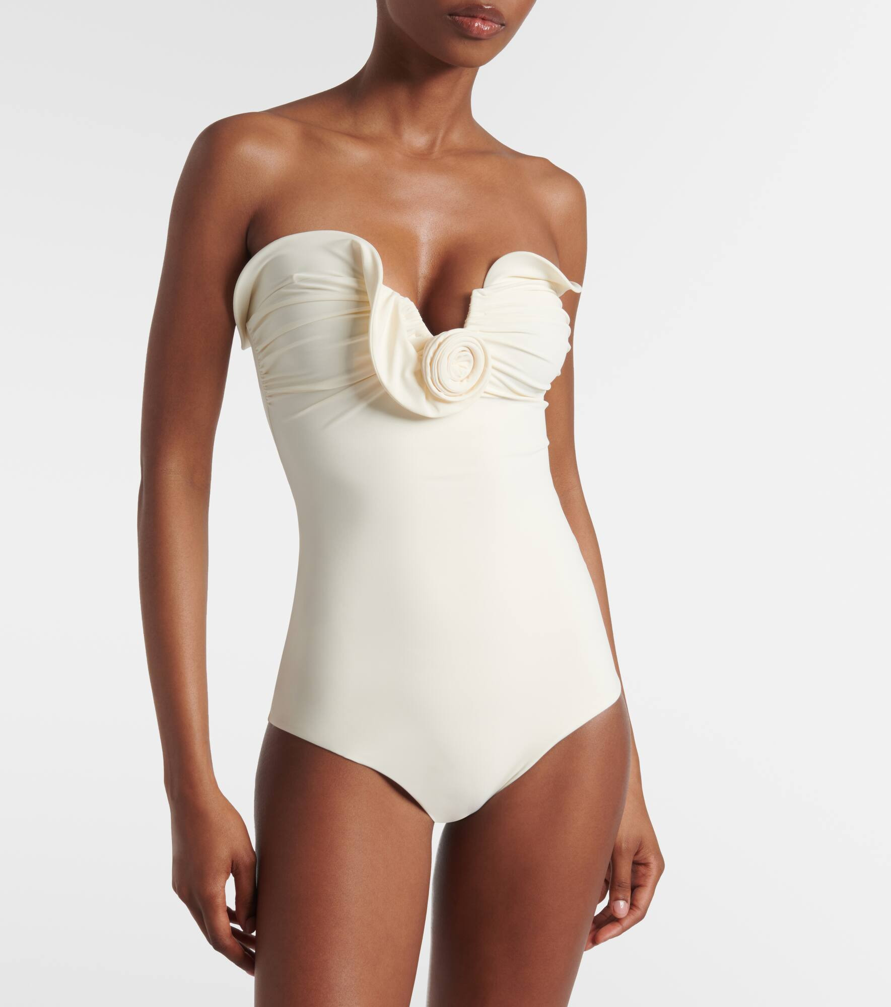 Floral-appliqué swimsuit - 2