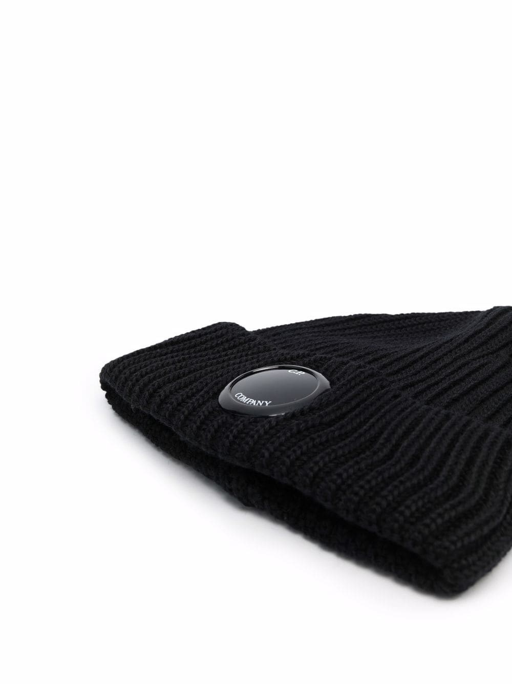 Lens-detail knitted beanie - 2