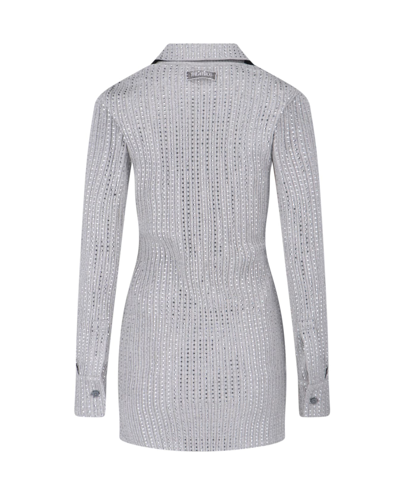 Rhinestone Mini Dress - 2