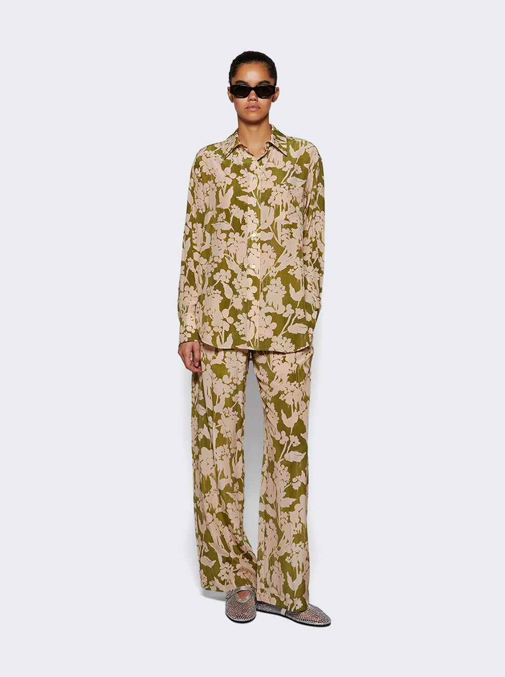 Pyjama Shirt Parkeet And Blush - 5