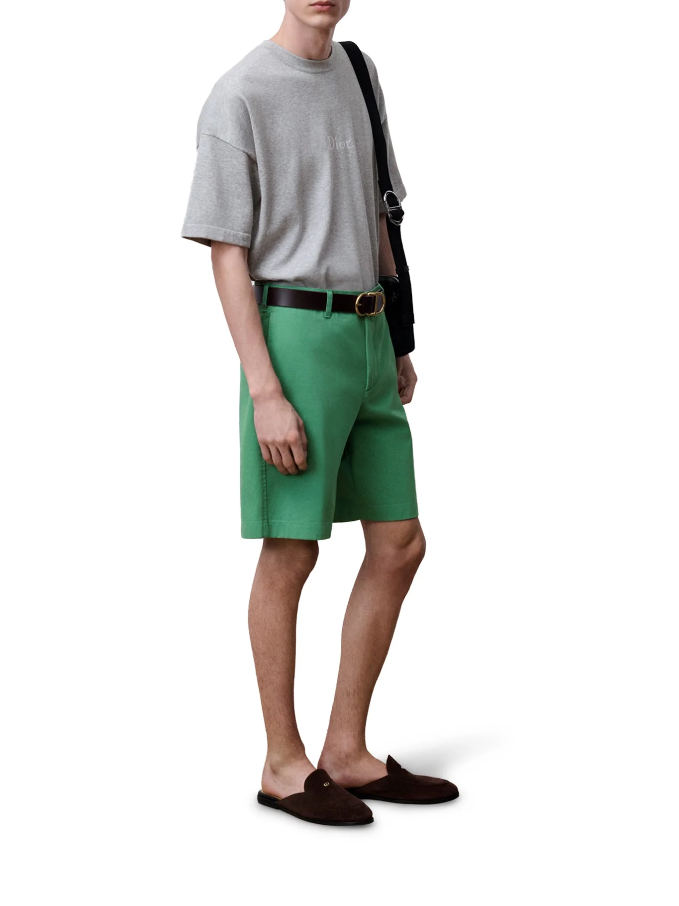 T-SHIRT WITH DIOR SIGNATURE OVERSIZED FIT - 1