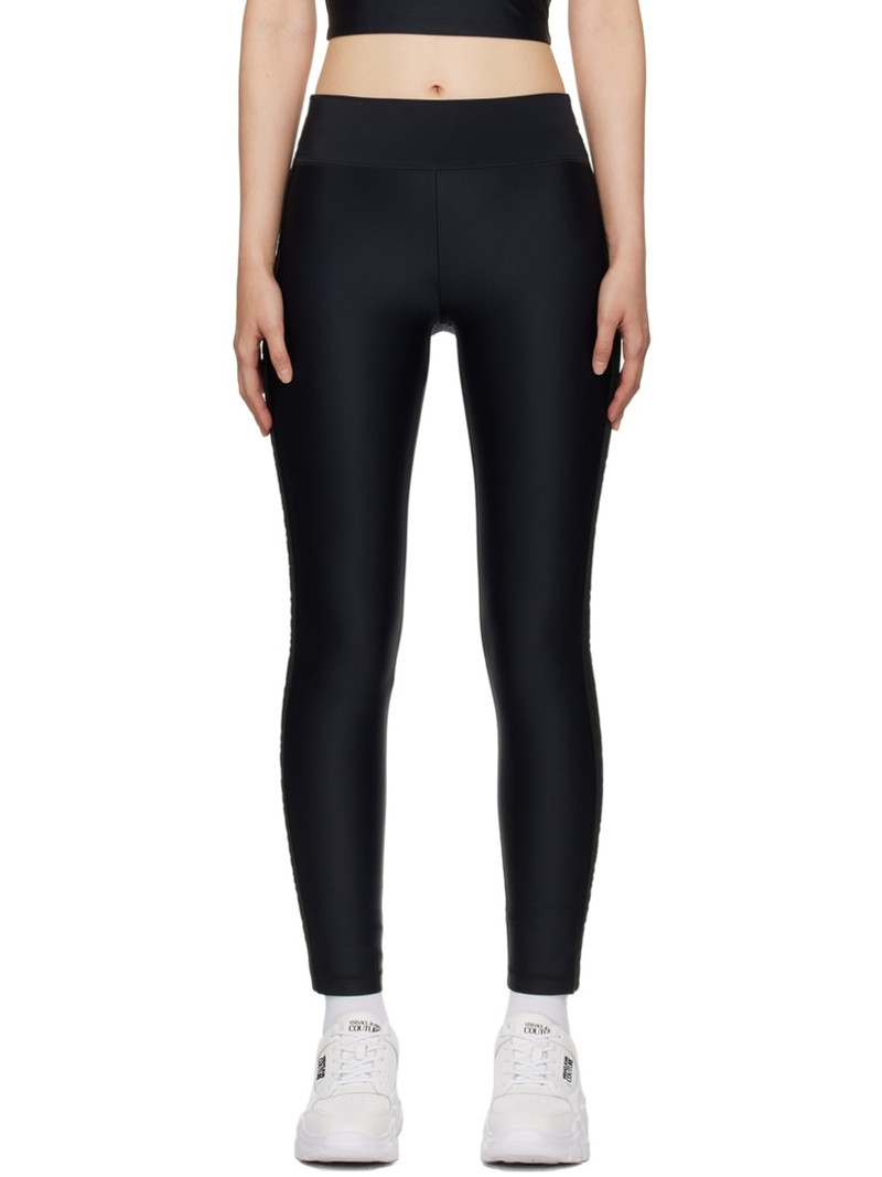 Black Side Tape Leggings 1