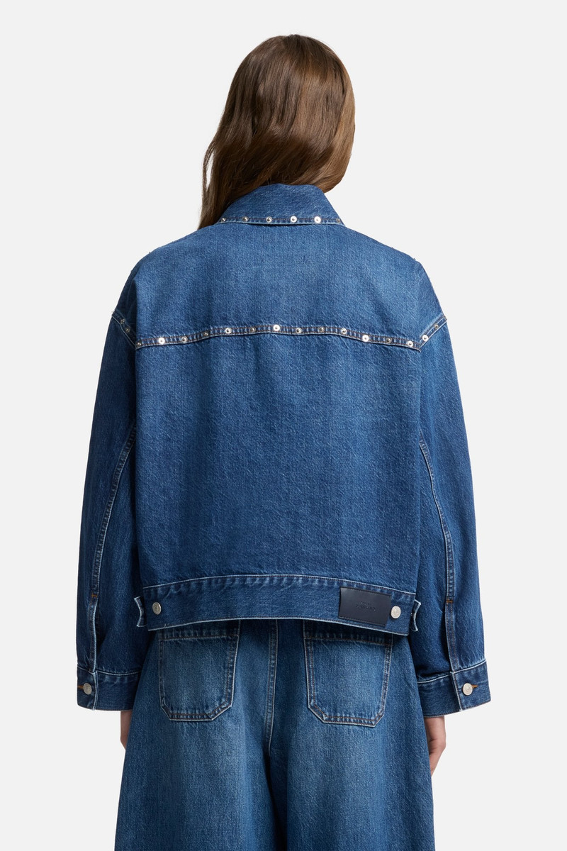 MANKIND Cropped Carpenter Jacket in Le Blue 5