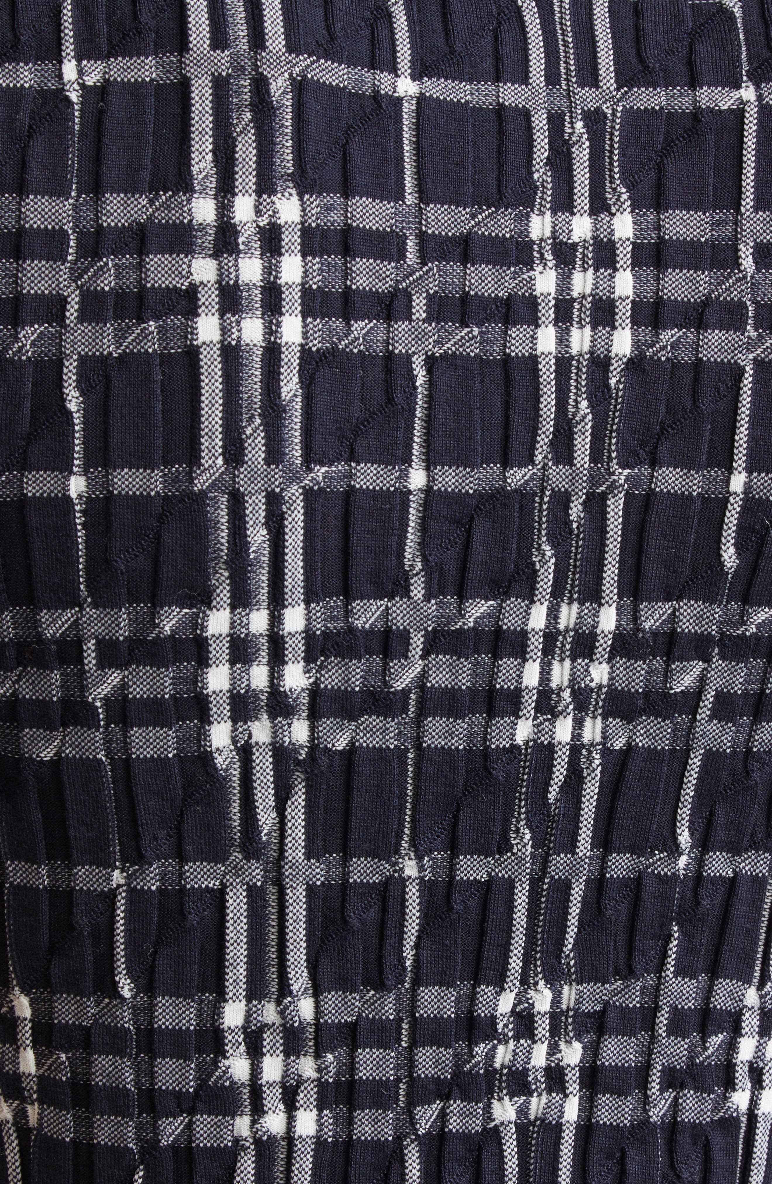 burberry Check Lettuce Edge Top in Ink/Chalk at Nordstrom - 7